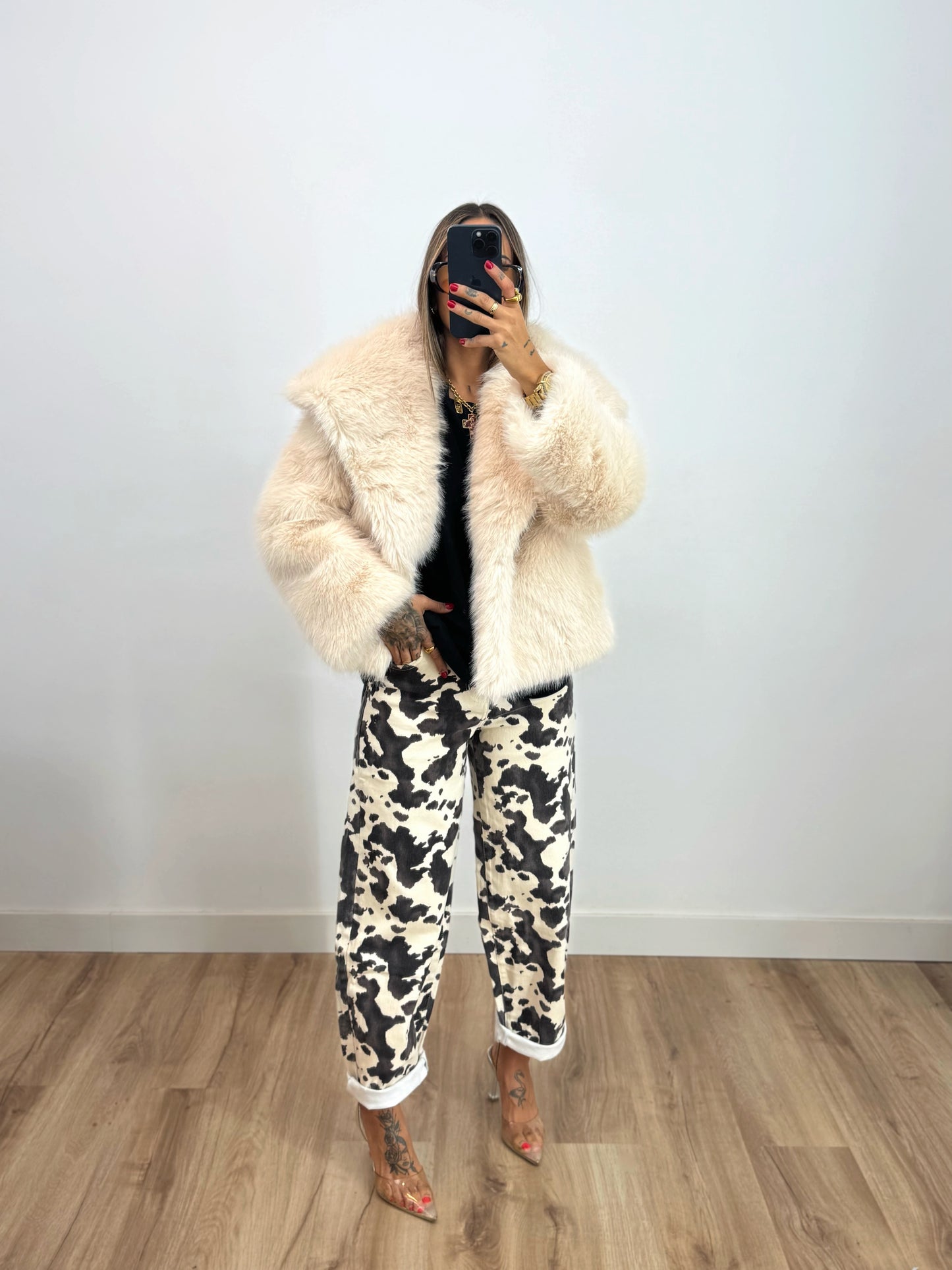 ABRIGO PREMIUM FAUX FUX NUD