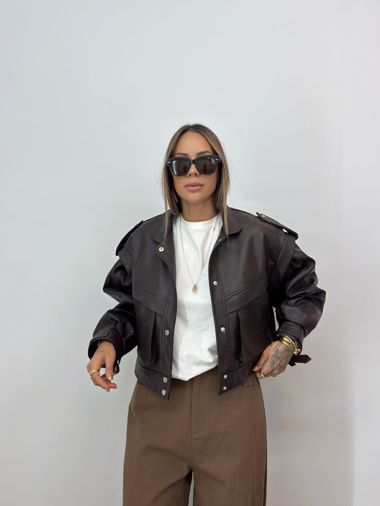 BIKER PREMIUM ECO PIEL KOKO