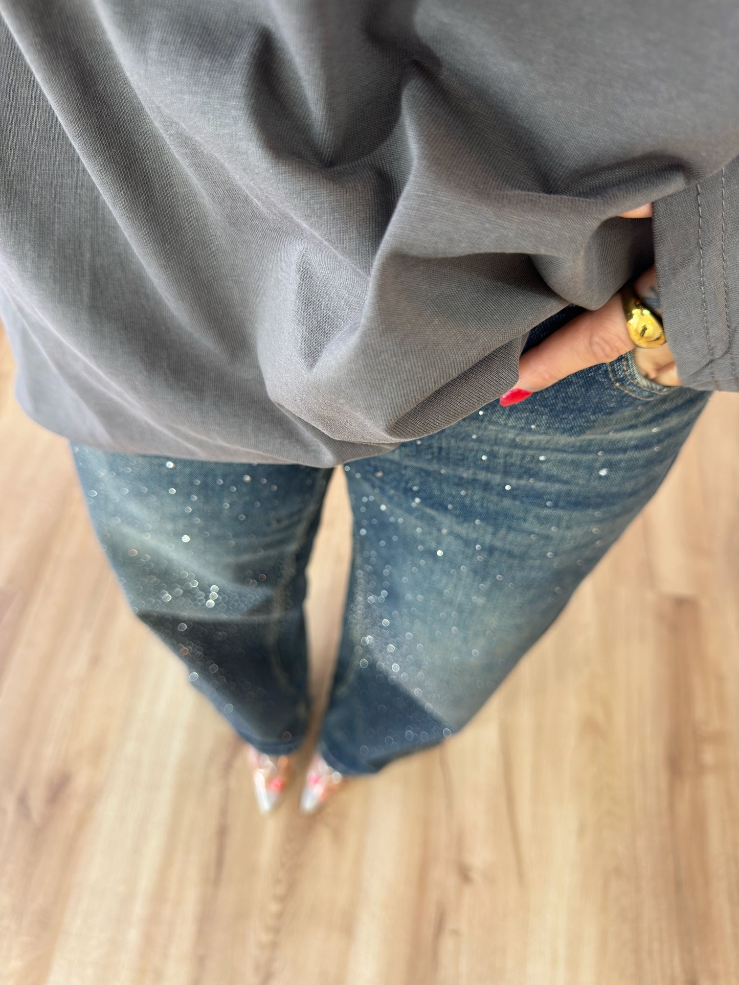 JEANS DESGASTE PREMIUM SHINNY