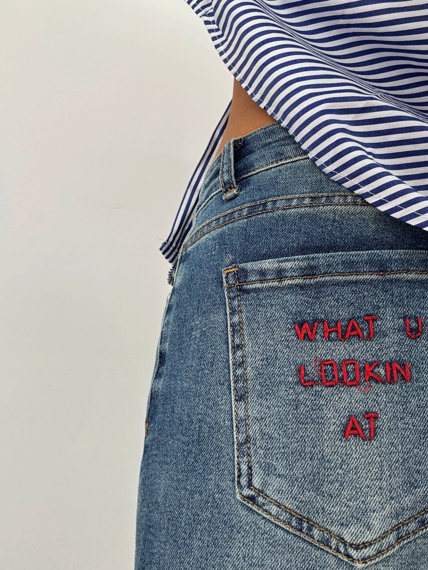 JEANS PREMIUM BAGGY WINE