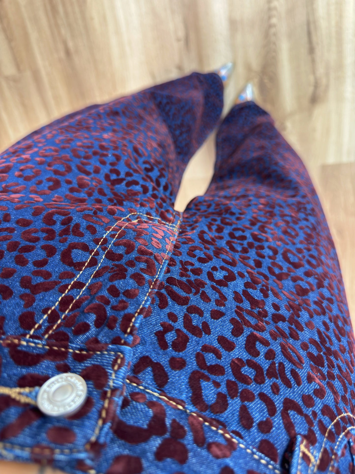JEANS PREMIUM BALLOON LEOPARD
