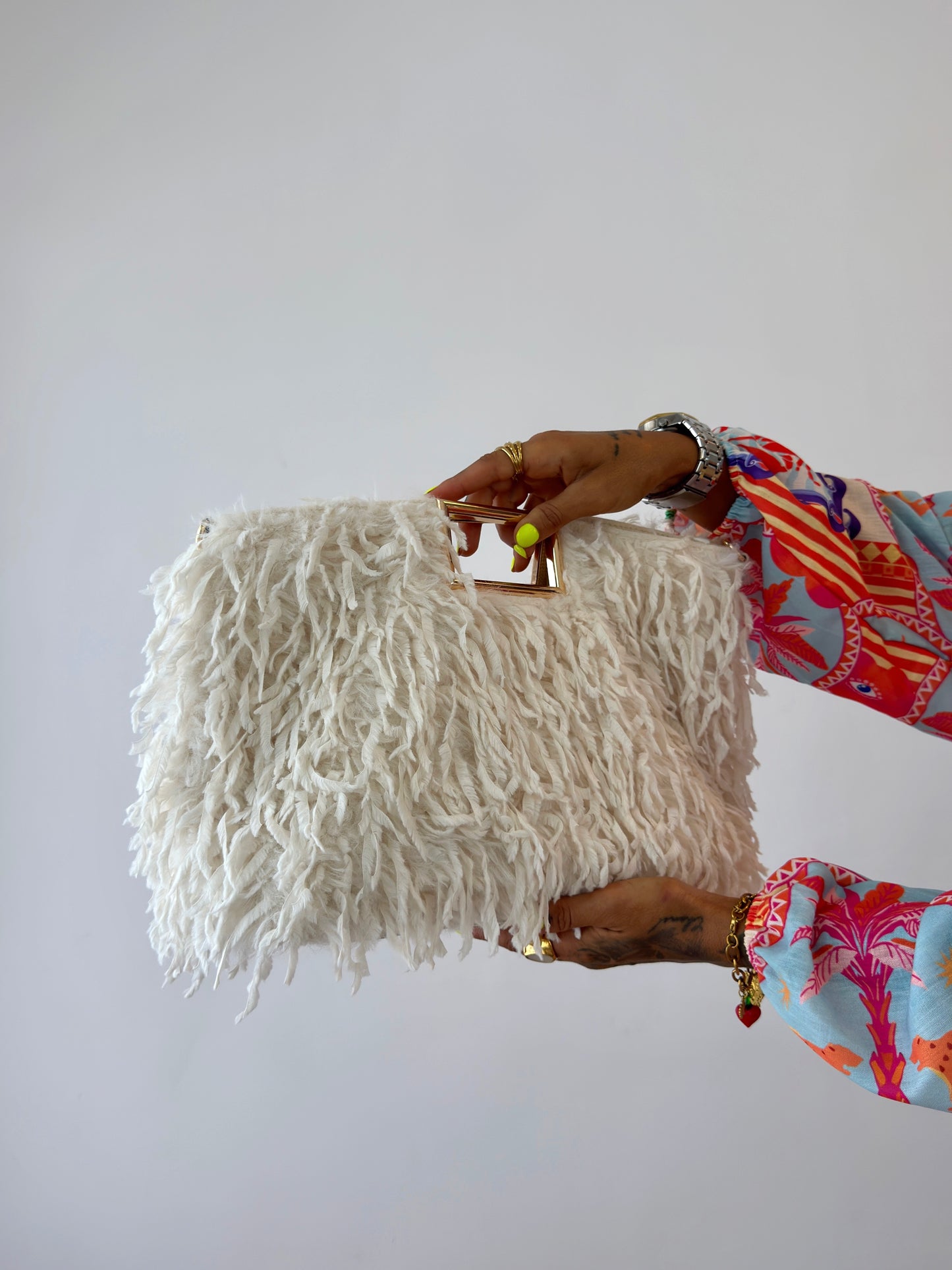 BOLSO PREMIUM PLUMAS