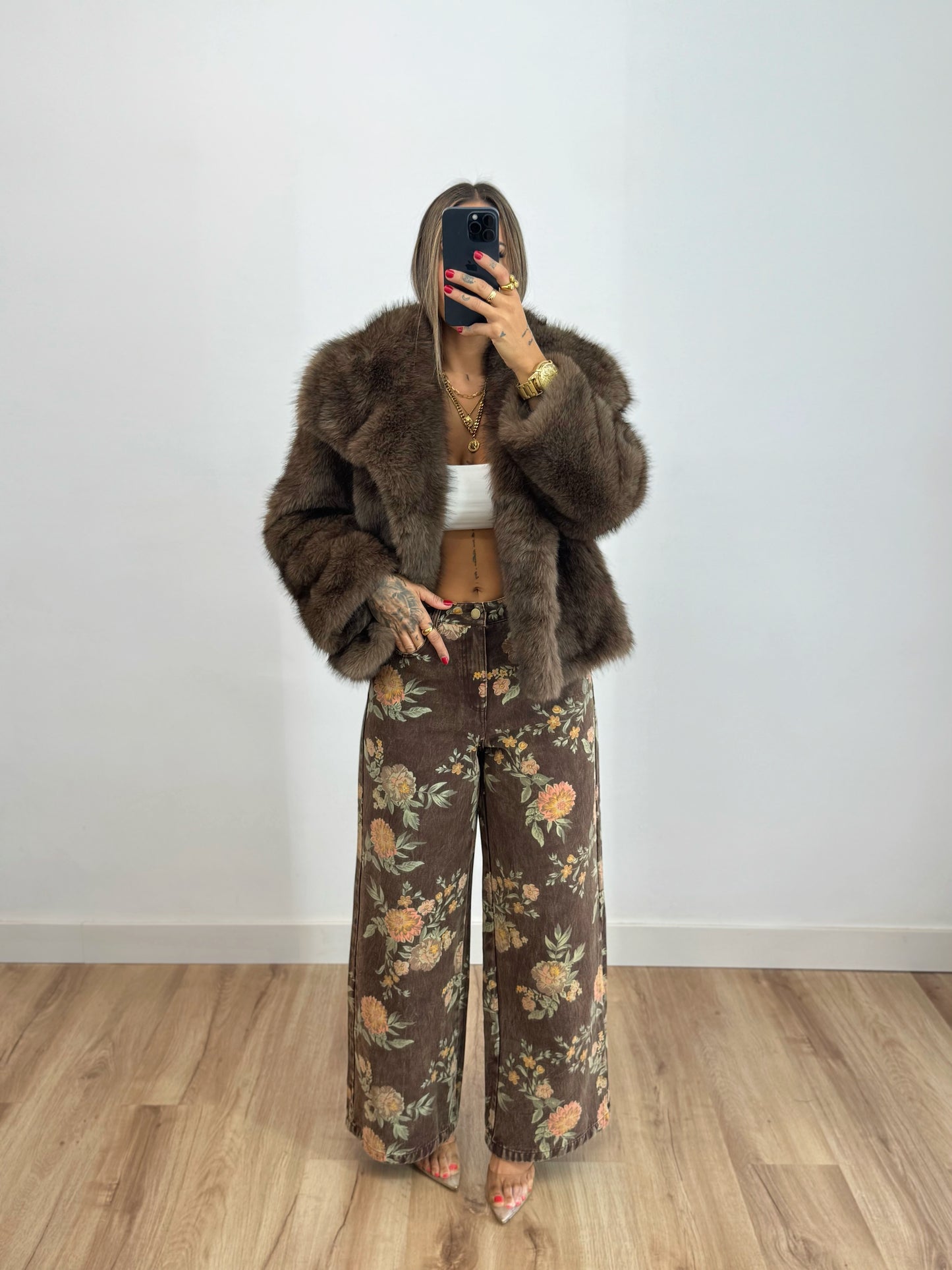 JEANS PREMIUM DESGASTT FLORAL