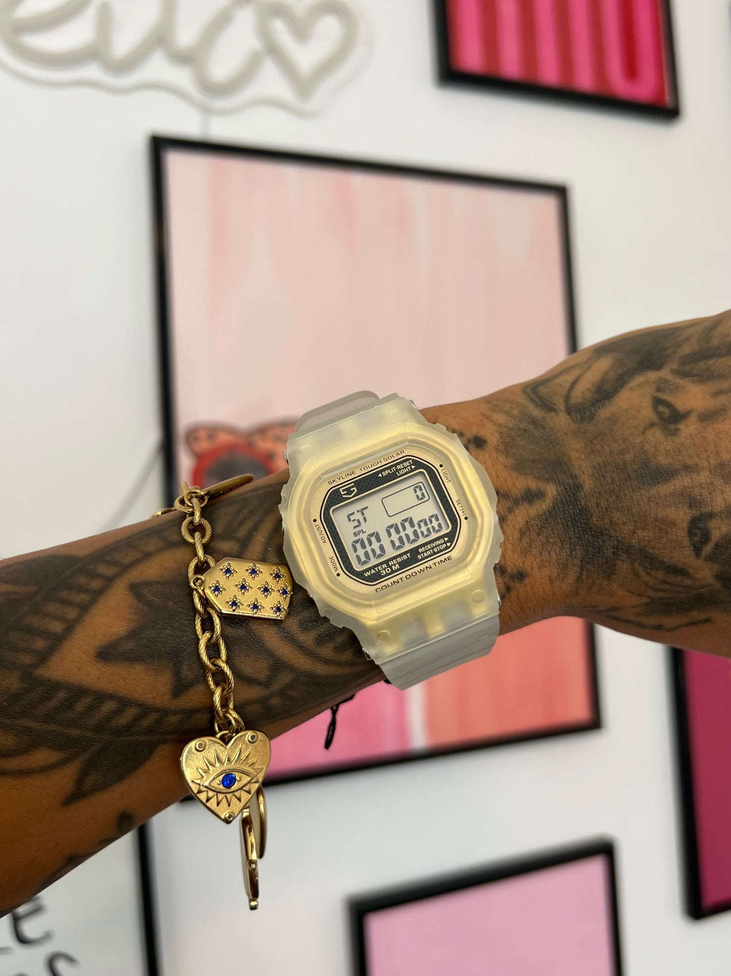 RELOJ SKYLINE GOLD CLEAR | UNISEX