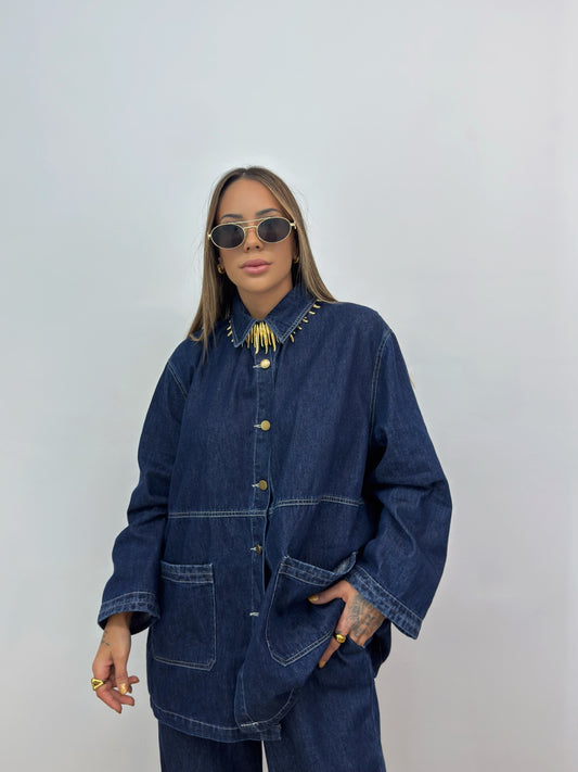 CONJUNTO OVERSIZE PREMIUM DENIM FIORE
