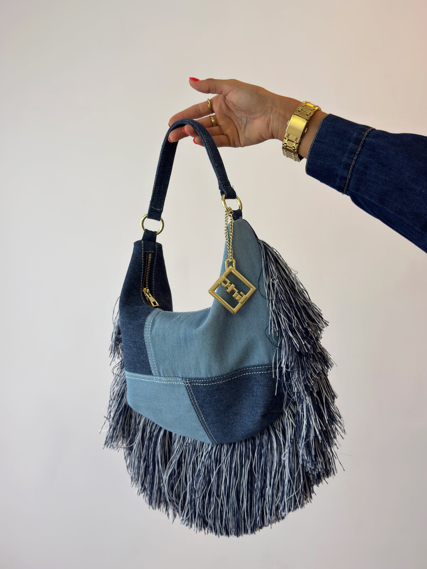 BOLSO PREMIUM COMBI DENIM