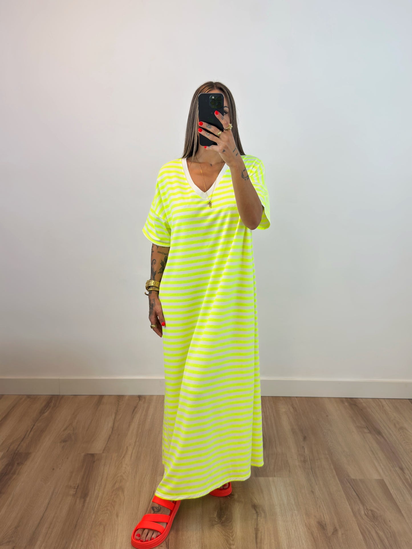 MAXI VESTIDO WALL NEÓN