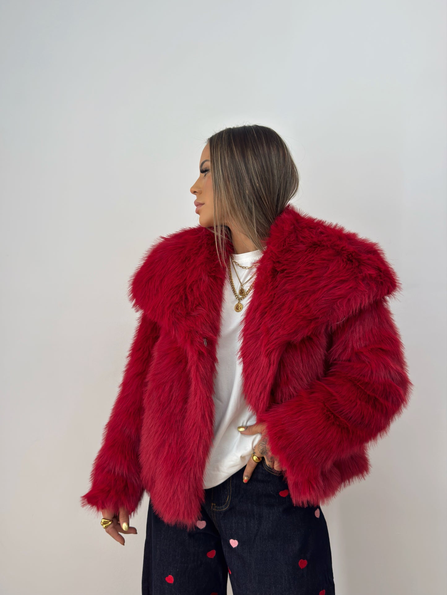 ABRIGO PREMIUM HANNAH RED