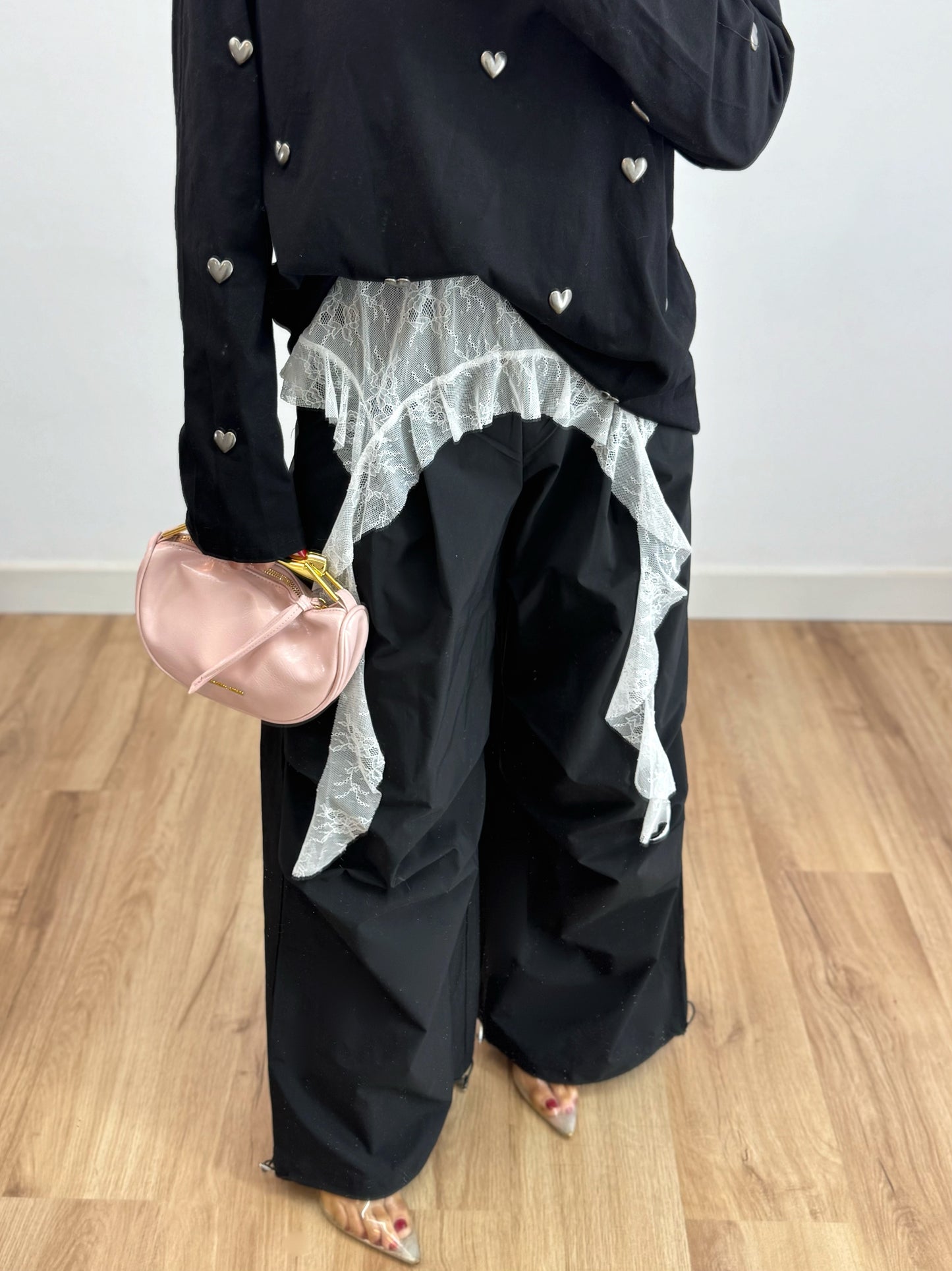 PANTALÓN PARACHUTE BLONDA BLACK