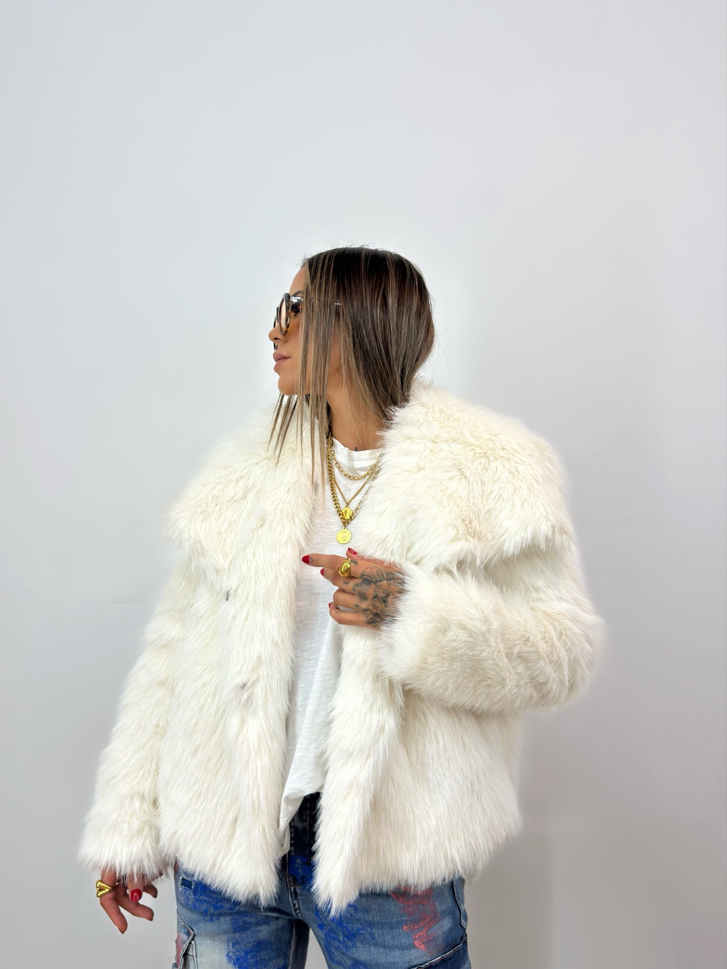 ABRIGO PREMIUM HANNAH WHITE