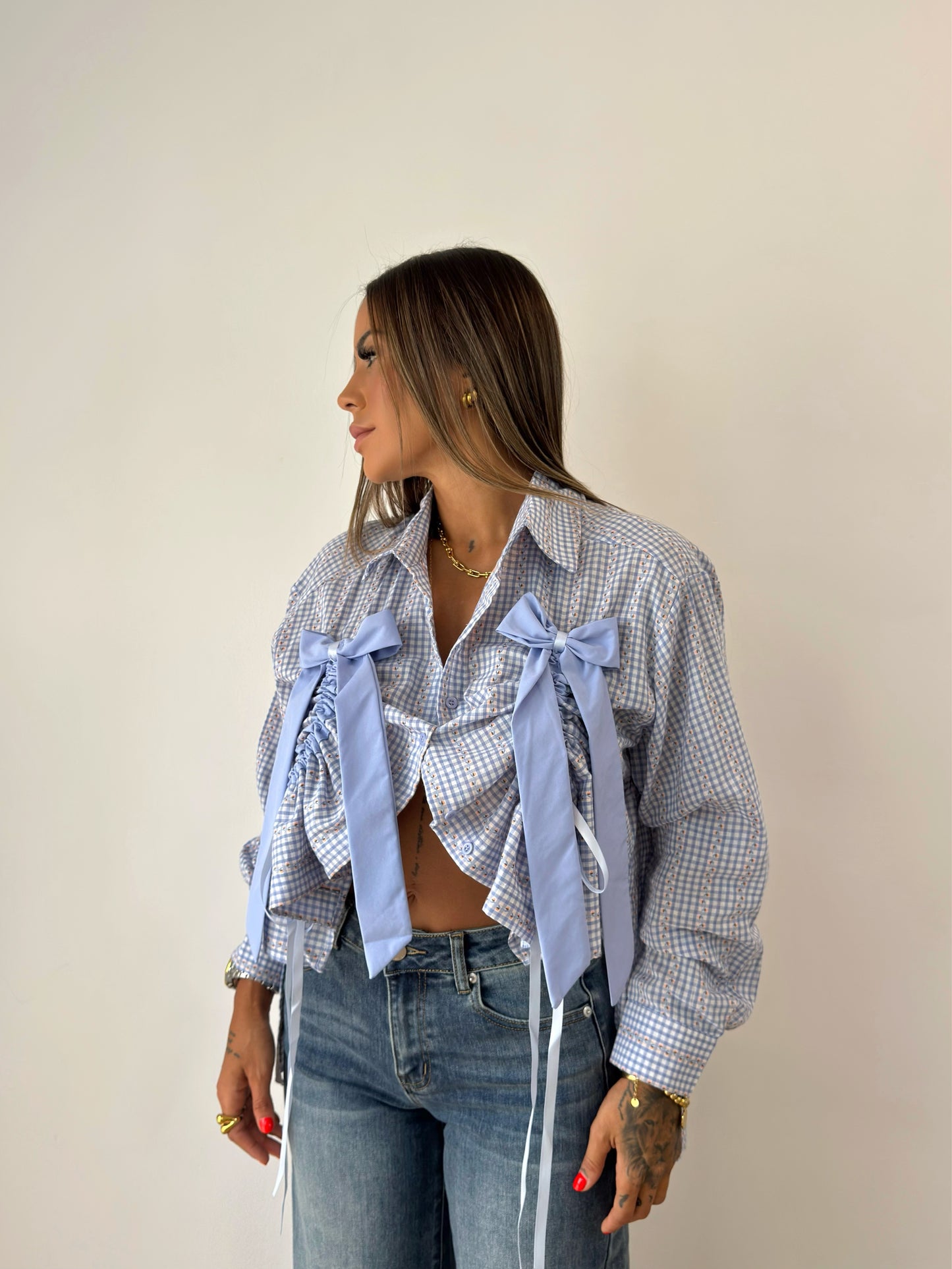 CAMISA FRUNCE LACE