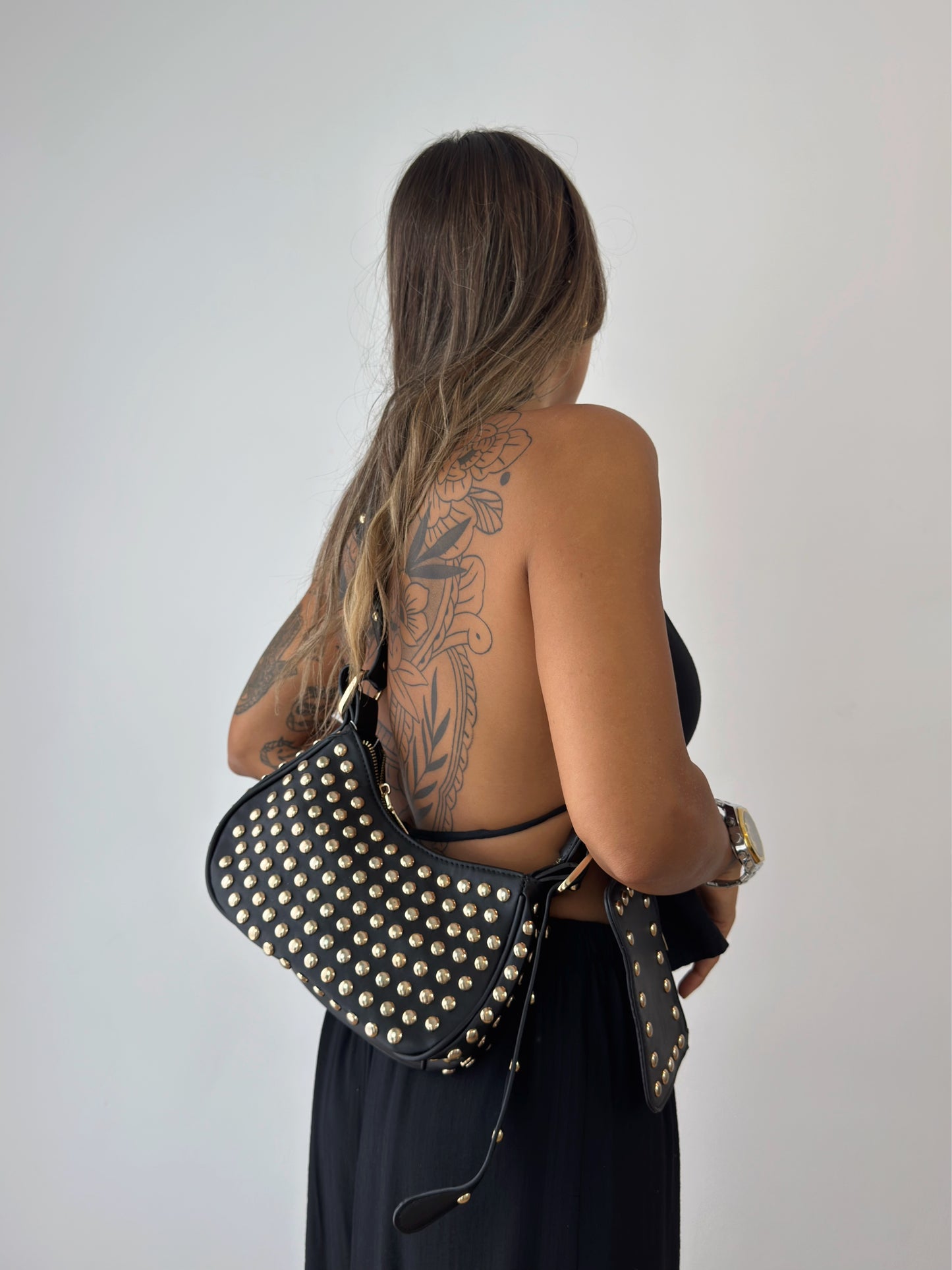 BOLSO GOLD TACHAS