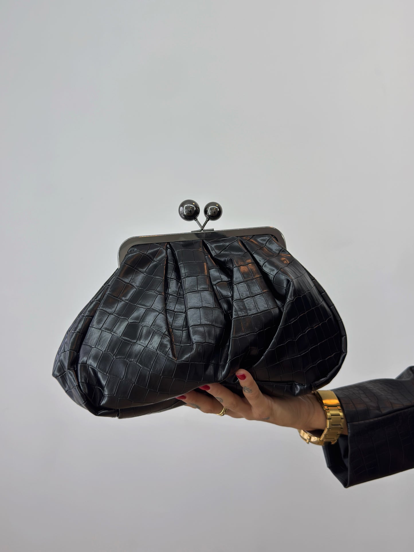 CLUTCH BLACK POLI