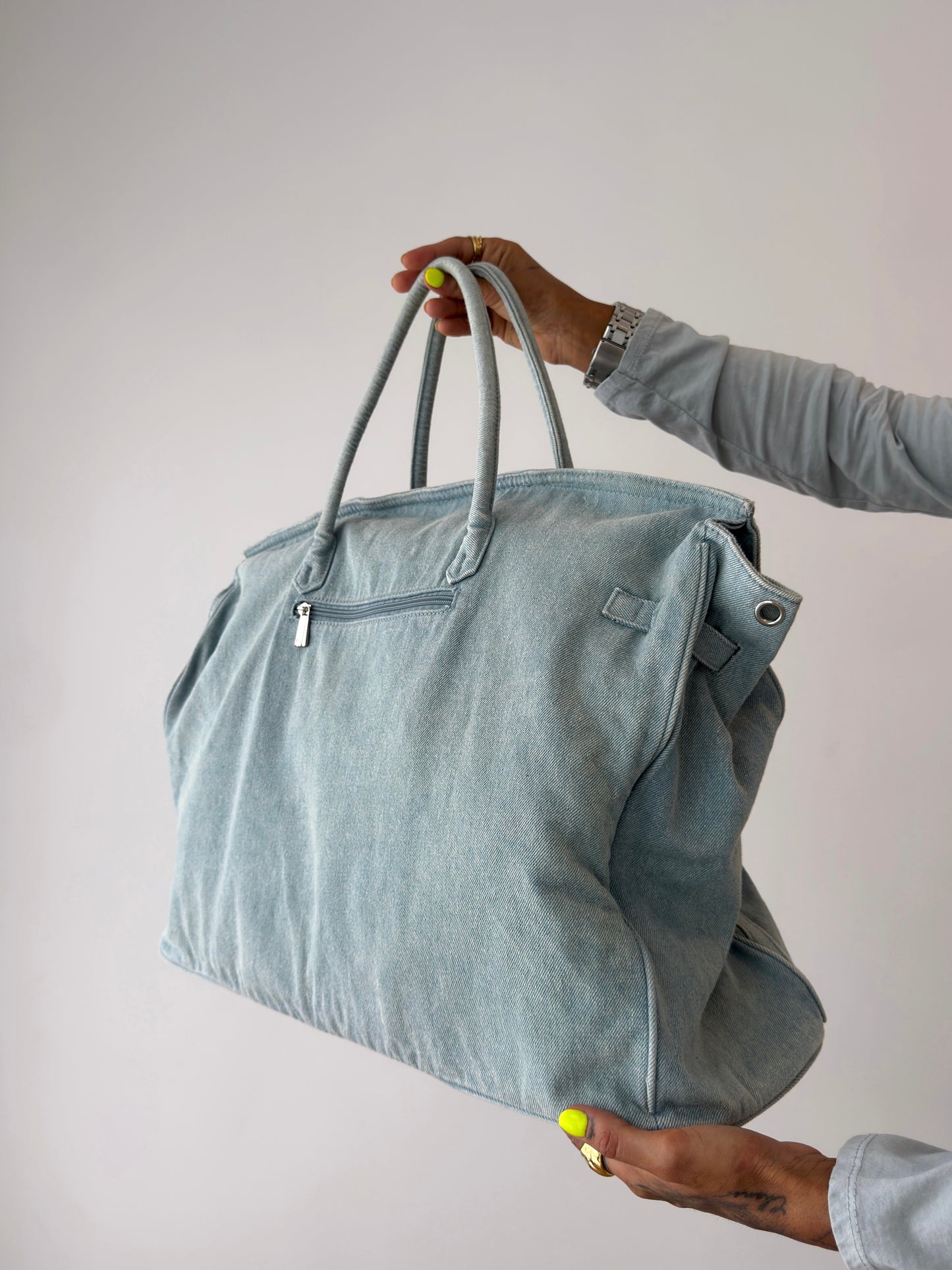MAXI BOLSO DE VIAJE PREMIUM DENIM