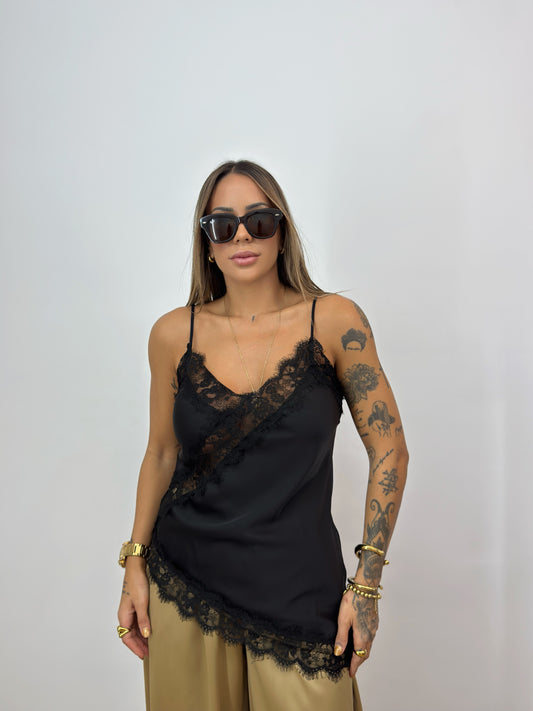 CAMISETA LENCERA BLACK
