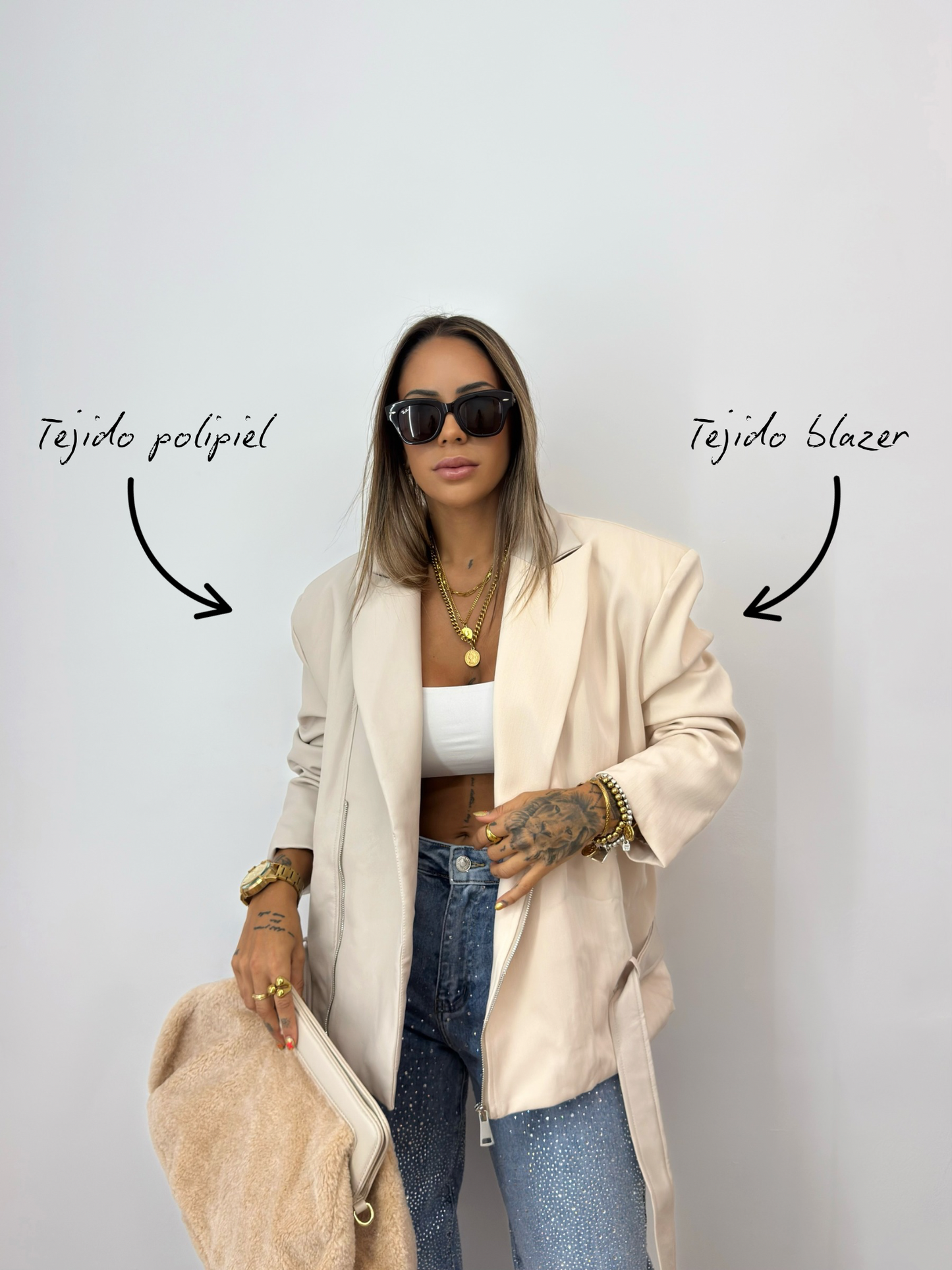 BIKER PREMIUM COMBI BLAZER