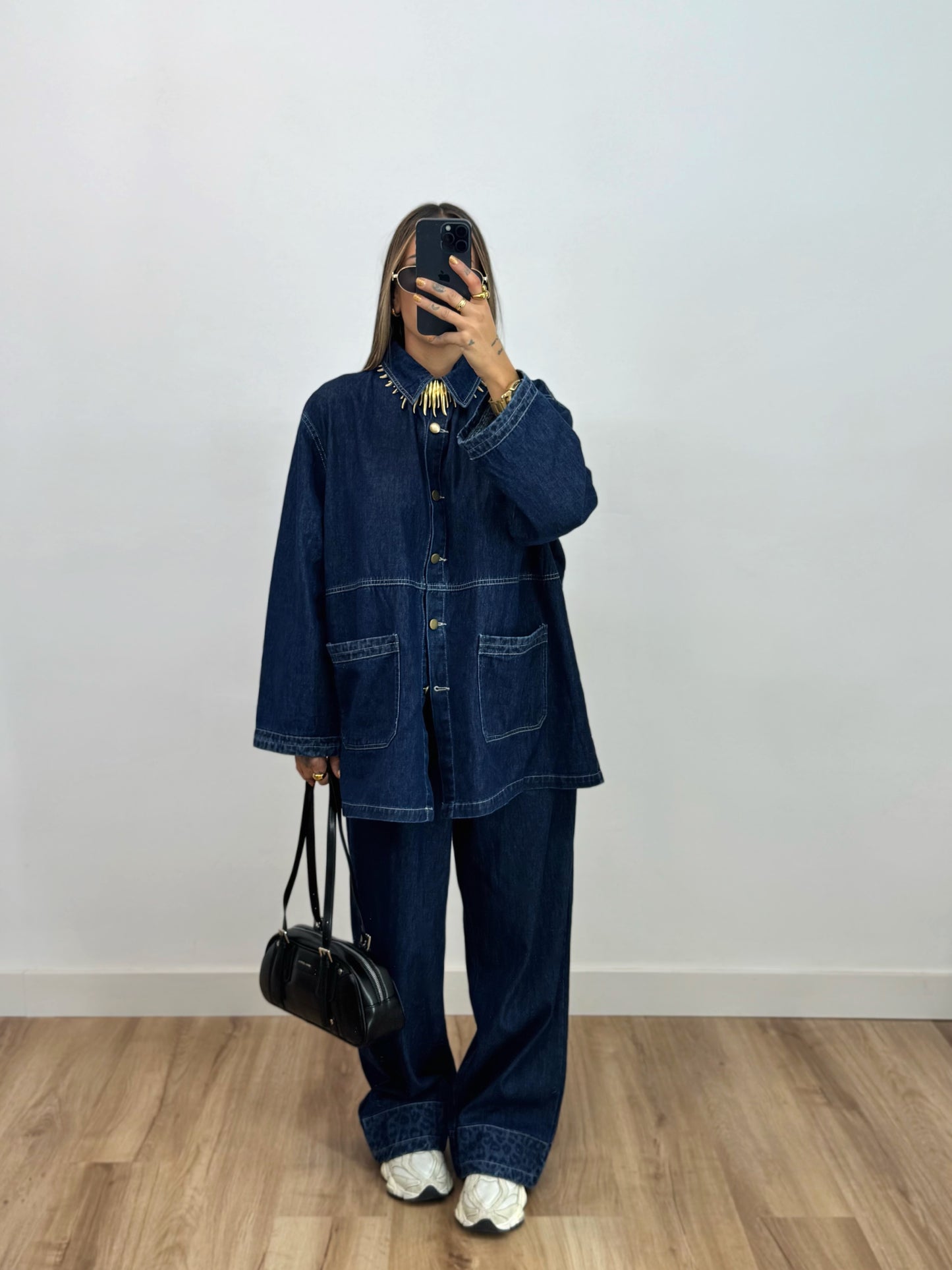 CONJUNTO OVERSIZE PREMIUM DENIM FIORE