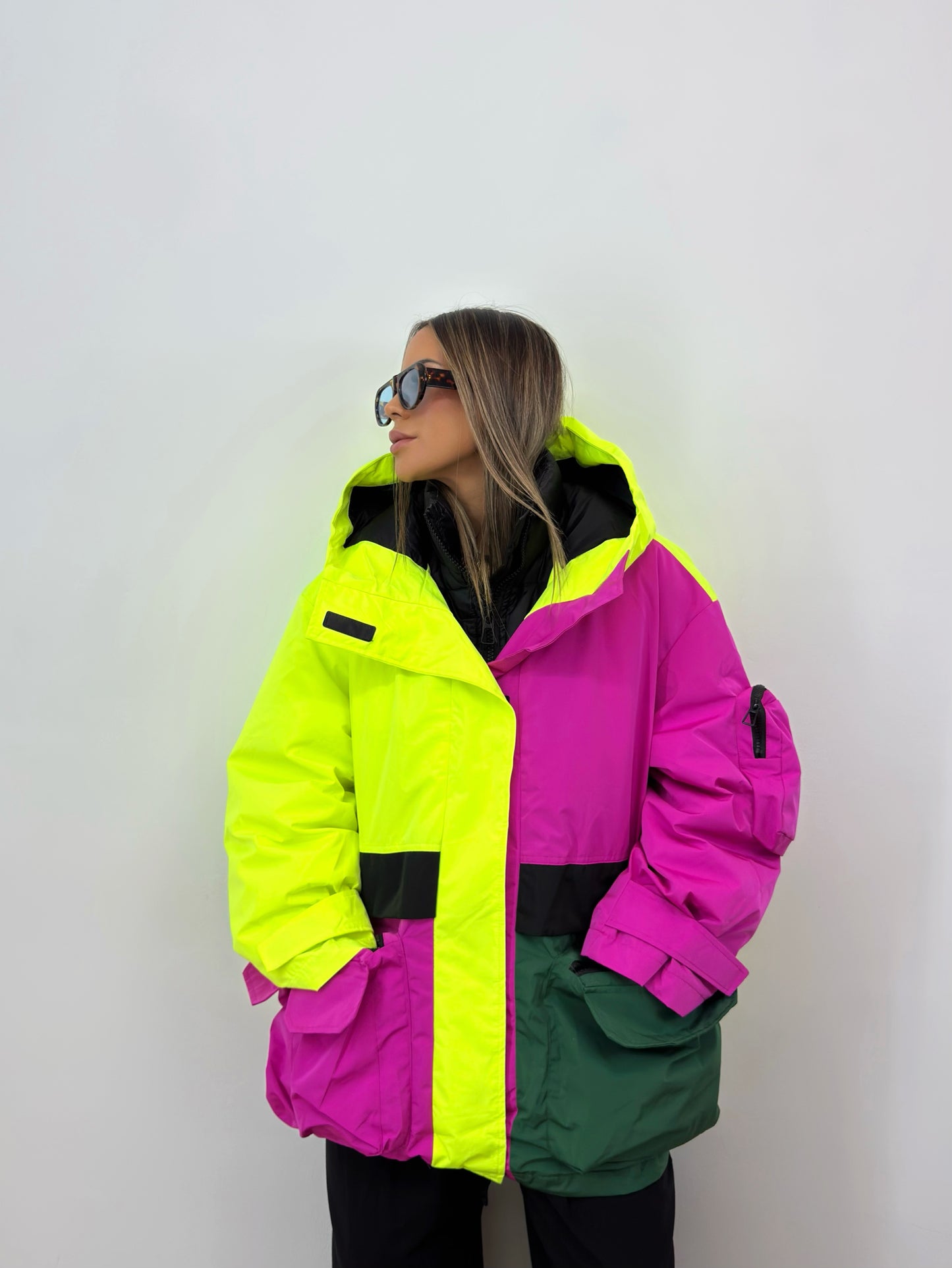 CHAQUETÓN PREMIUM OVER FLÚOR BAQUEIRA | UNISEX