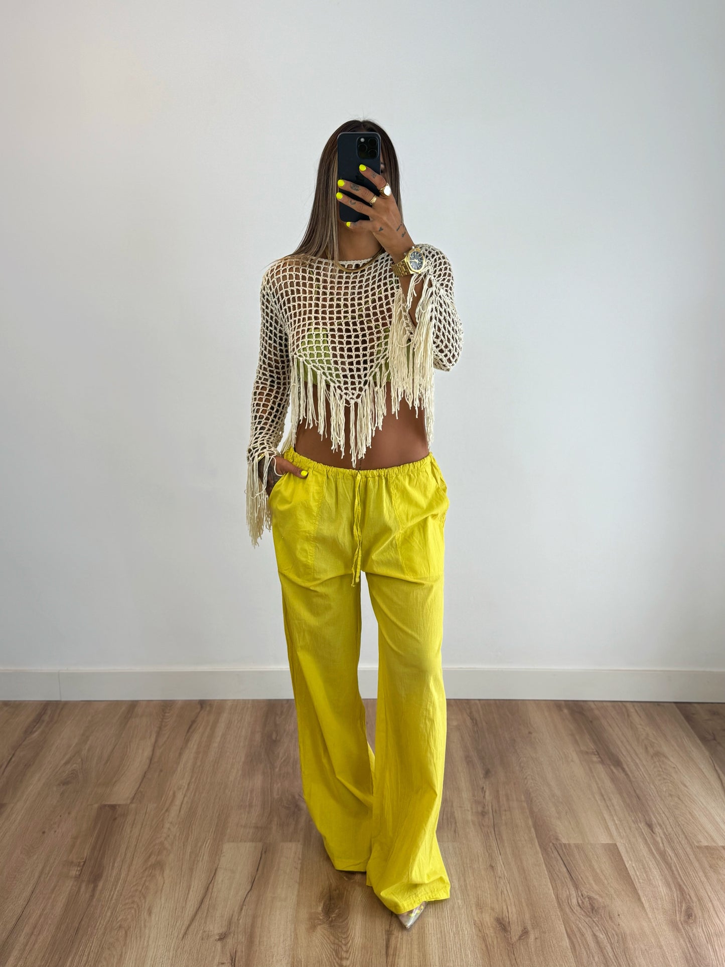 PANTALÓN FLUIDO LIME