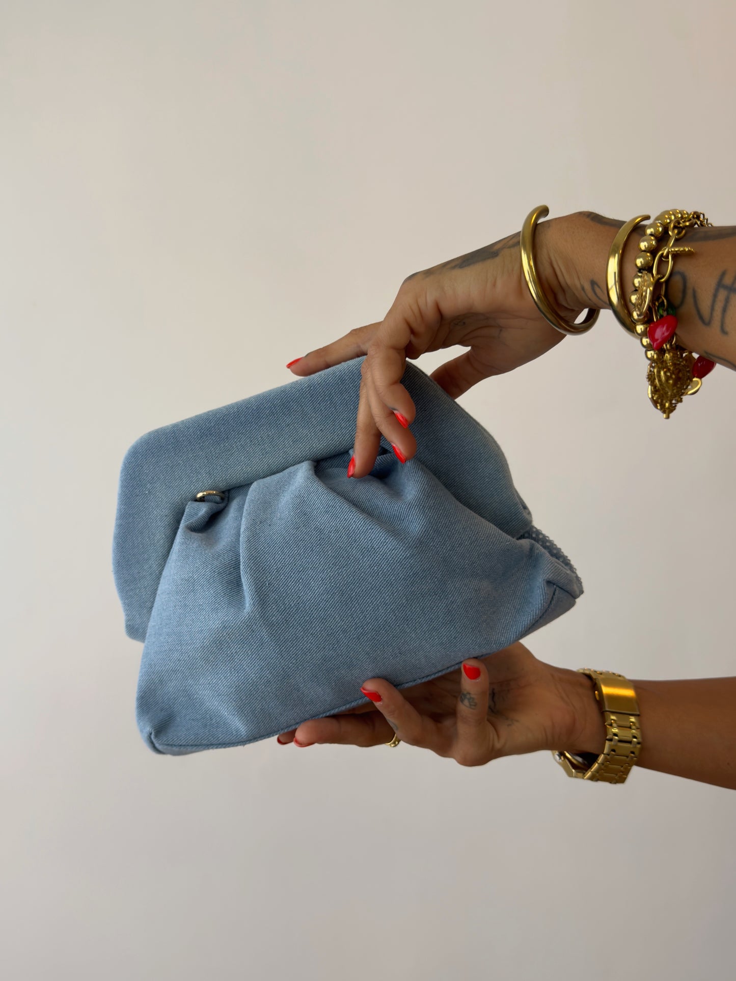 BOLSO PREMIUM DENIM CLEAR