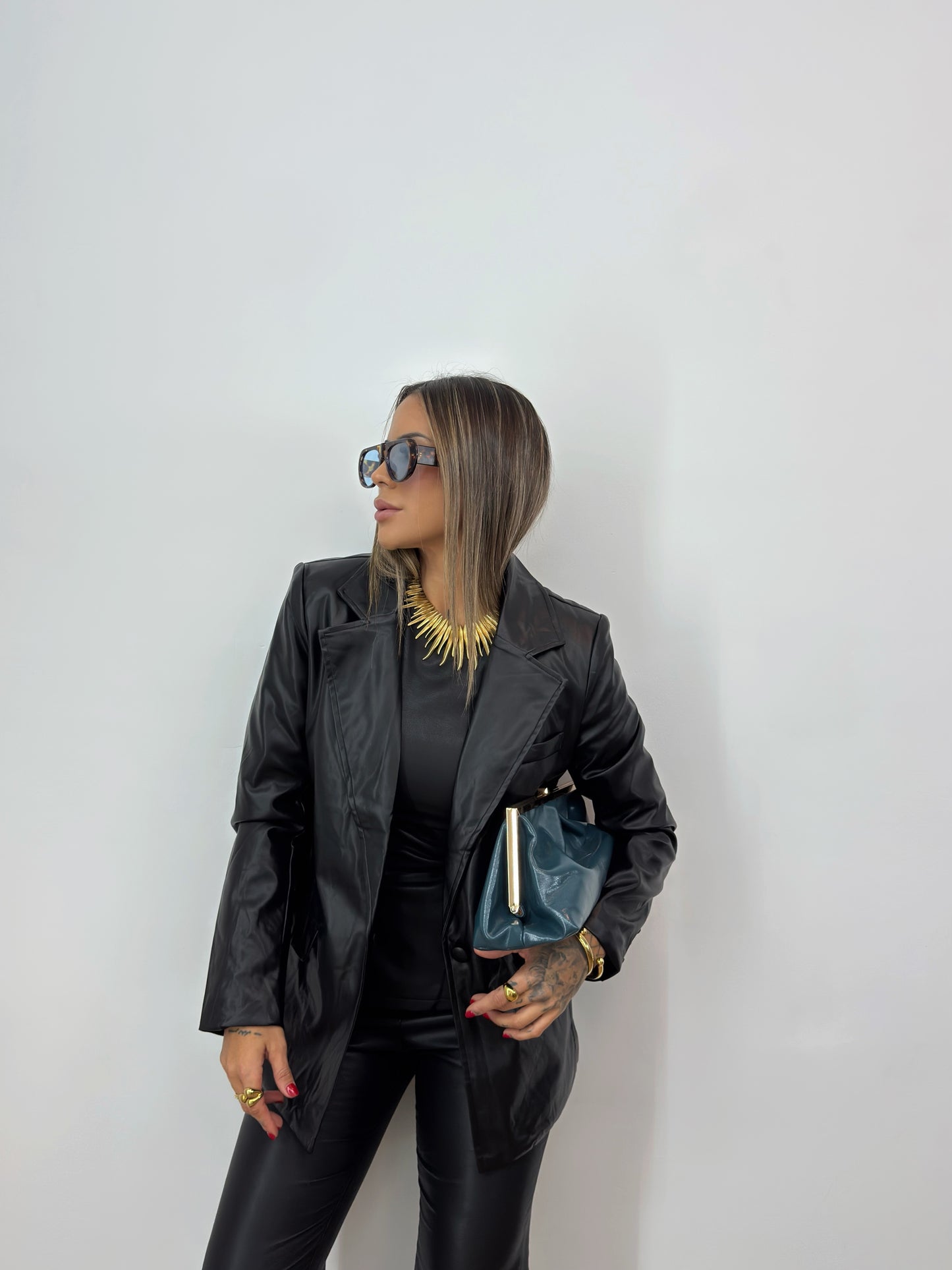 BLAZER PREMIUM ECO PIEL DROLE