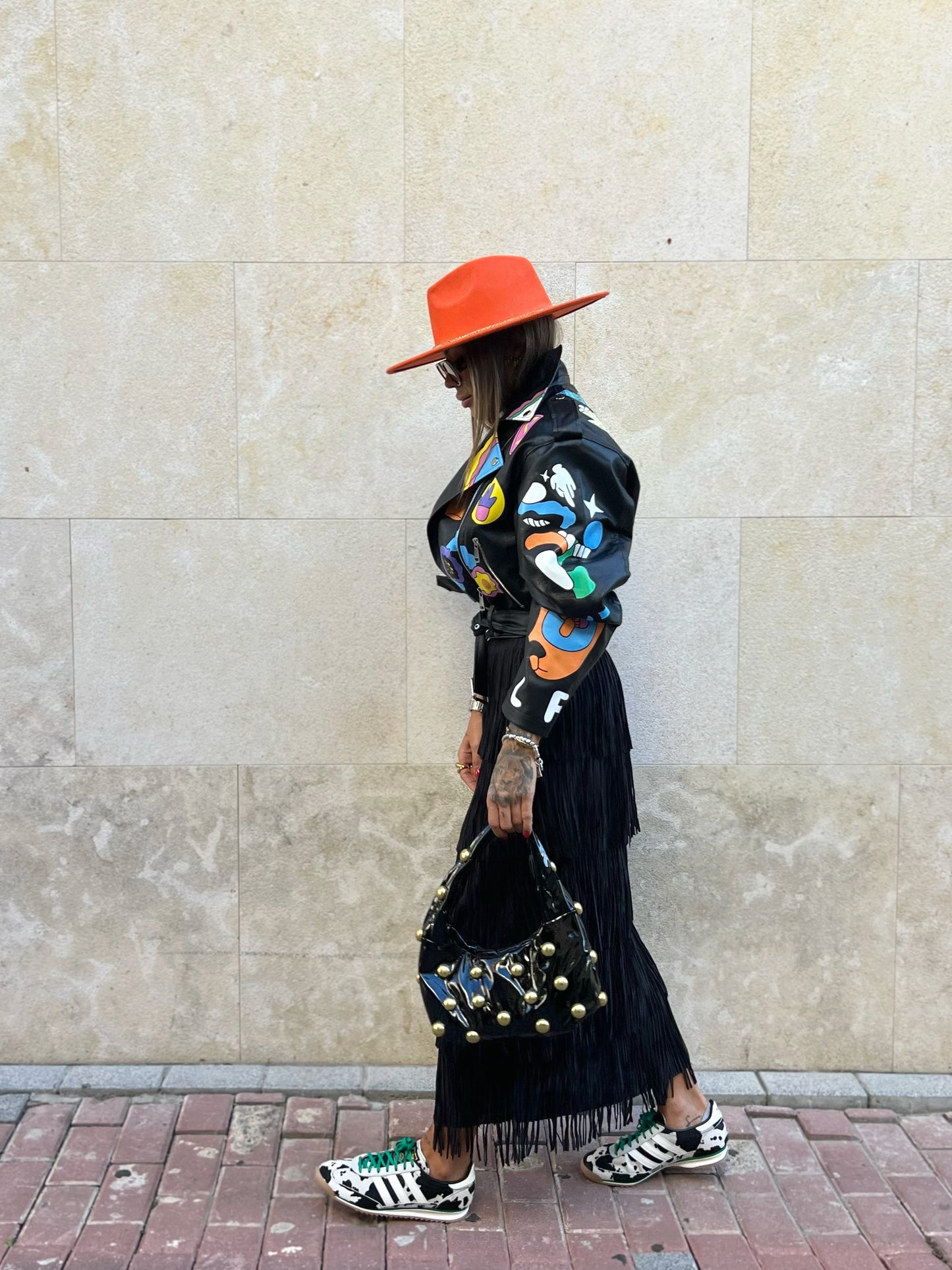FALDA FLECOS TEXAS BLACK