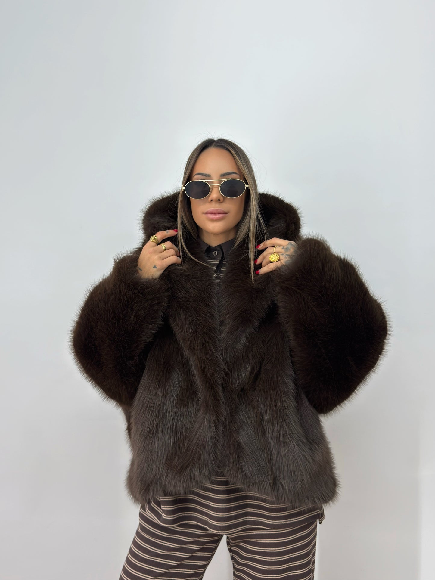 ABRIGO PREMIUM LIAM CHOCO