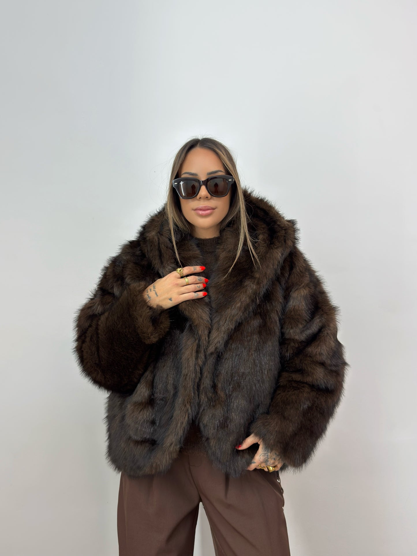 ABRIGO PREMIUM LIAM BLACK | BROWN