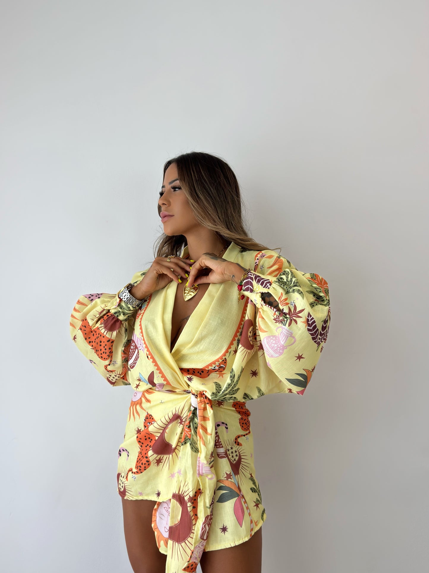 VESTIDO LINO JAGUAR