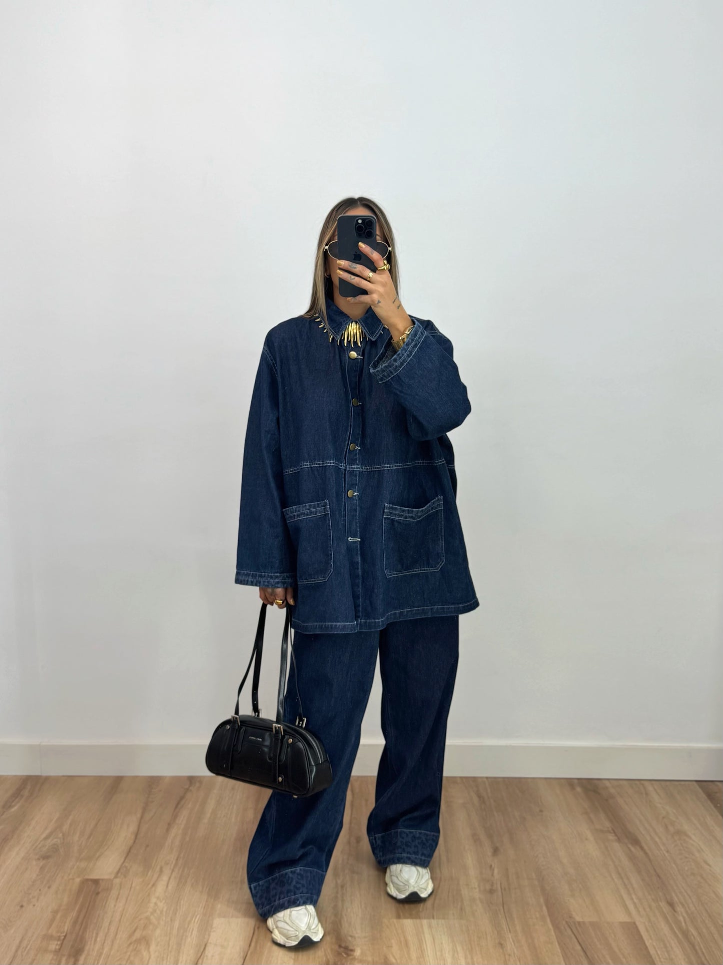 CONJUNTO OVERSIZE PREMIUM DENIM FIORE