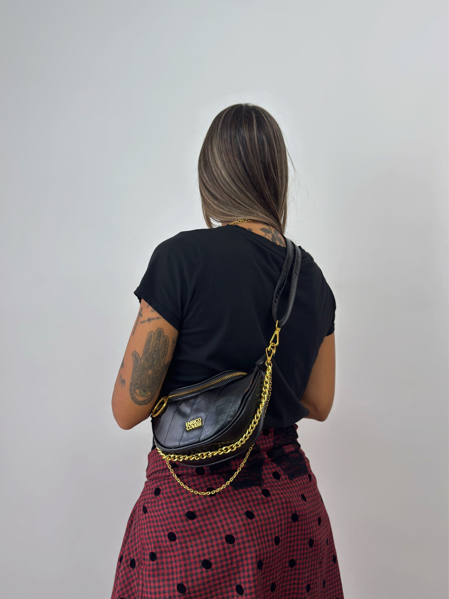 RIÑONERA ENRICO COVERI BLACK