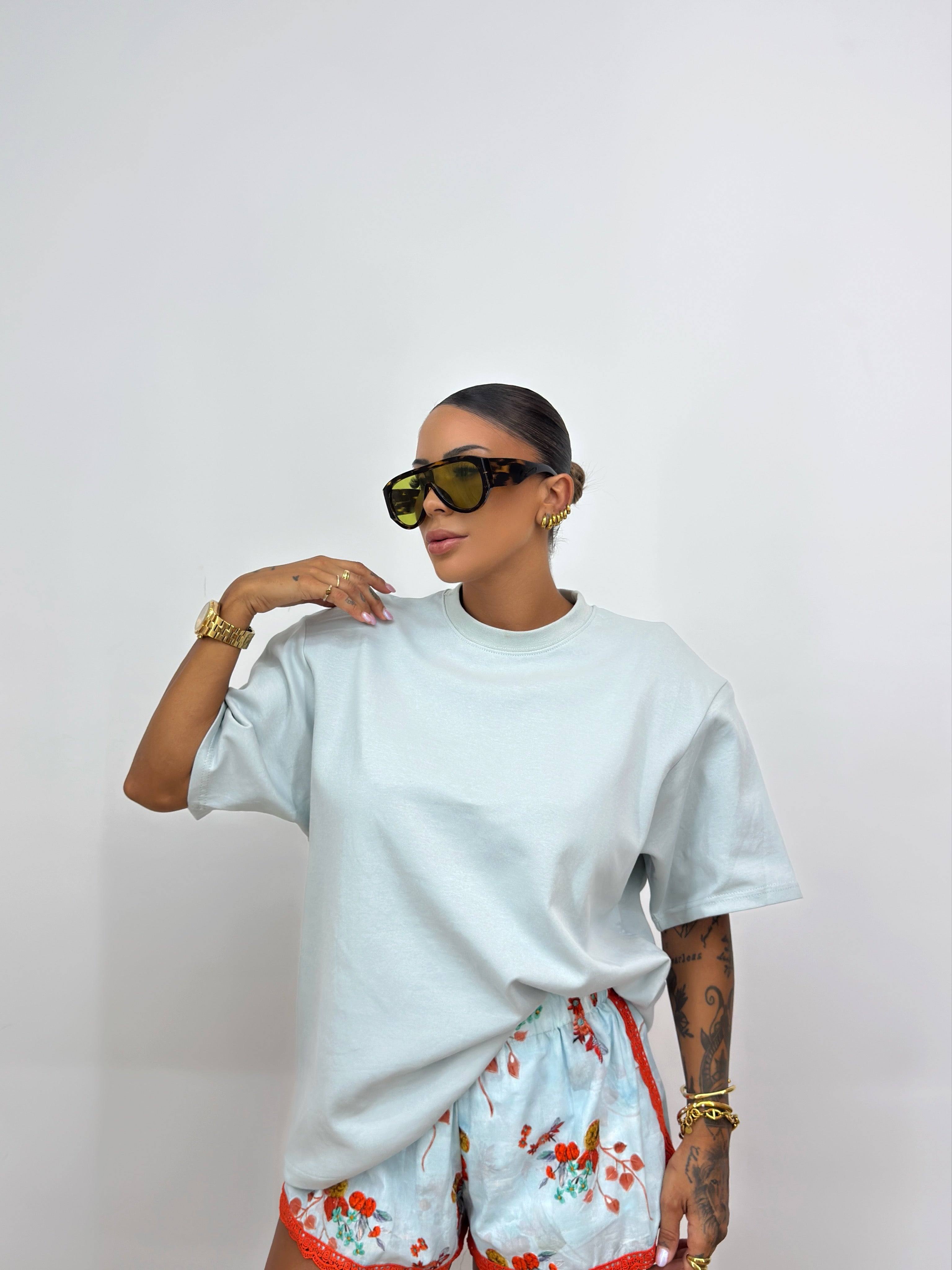 CAMISETA OVER PREMIUM HYPE BLUE