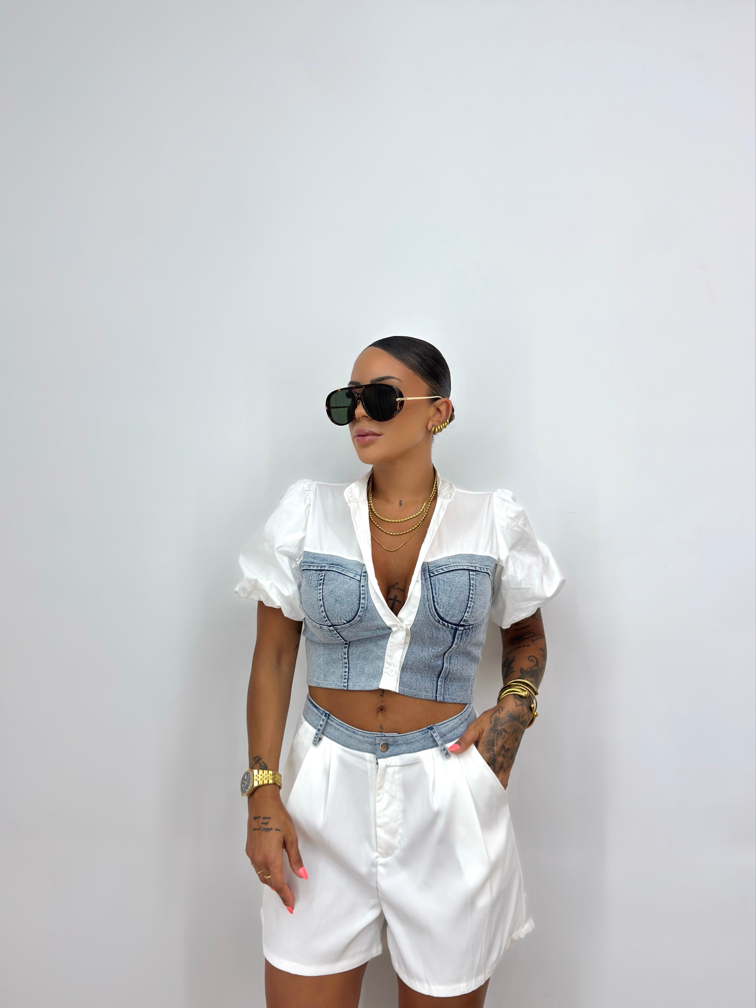 CONJUNTO PREMIUM COMBI DENIM