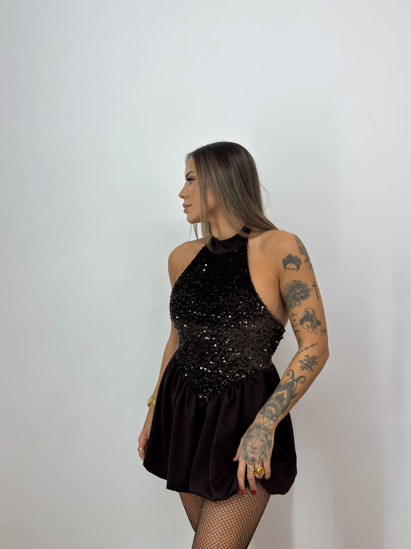 VESTIDO ARLETH CHOCO