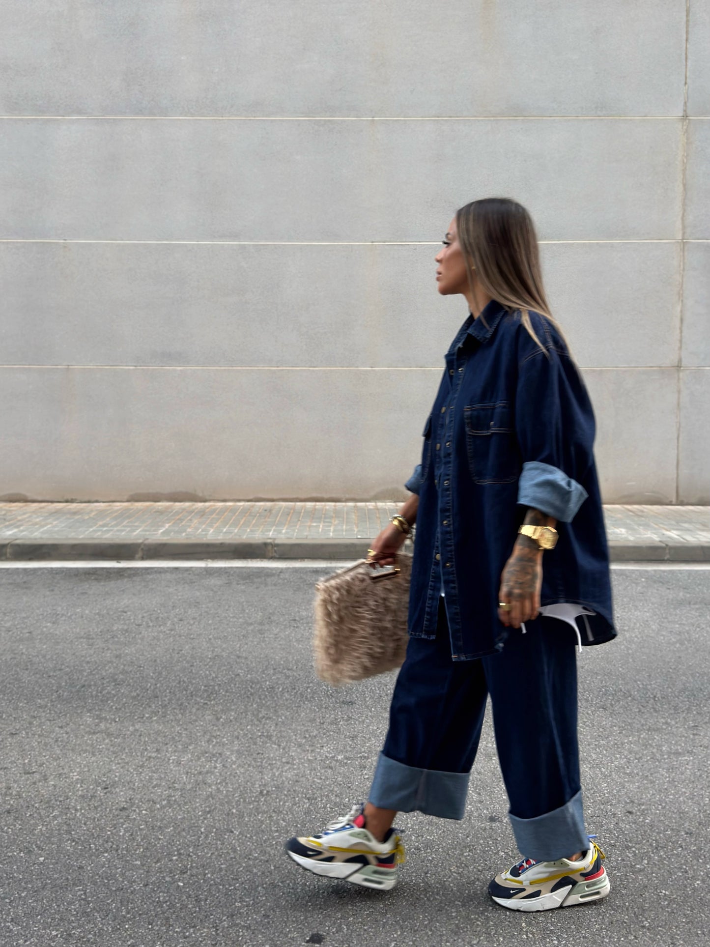 CONJUNTO OVERSIZE PREMIUM DENIM HARPER