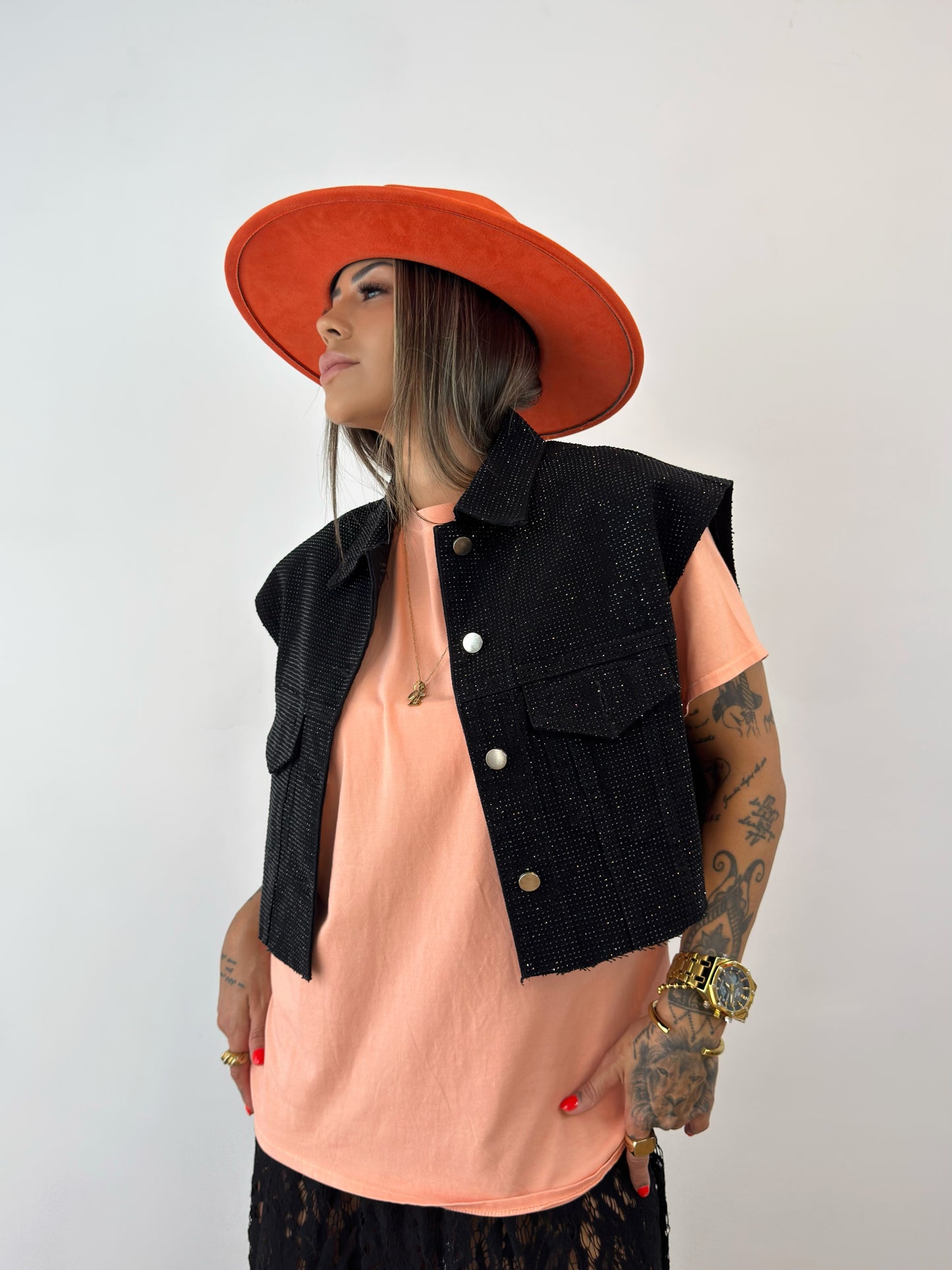 CAMISETA OVER ORANGE