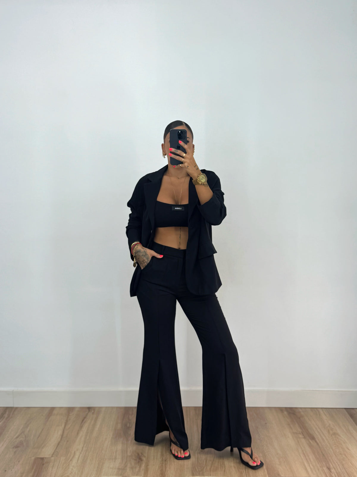 PANTALÓN TRAJE ABERTURAS LUMINA