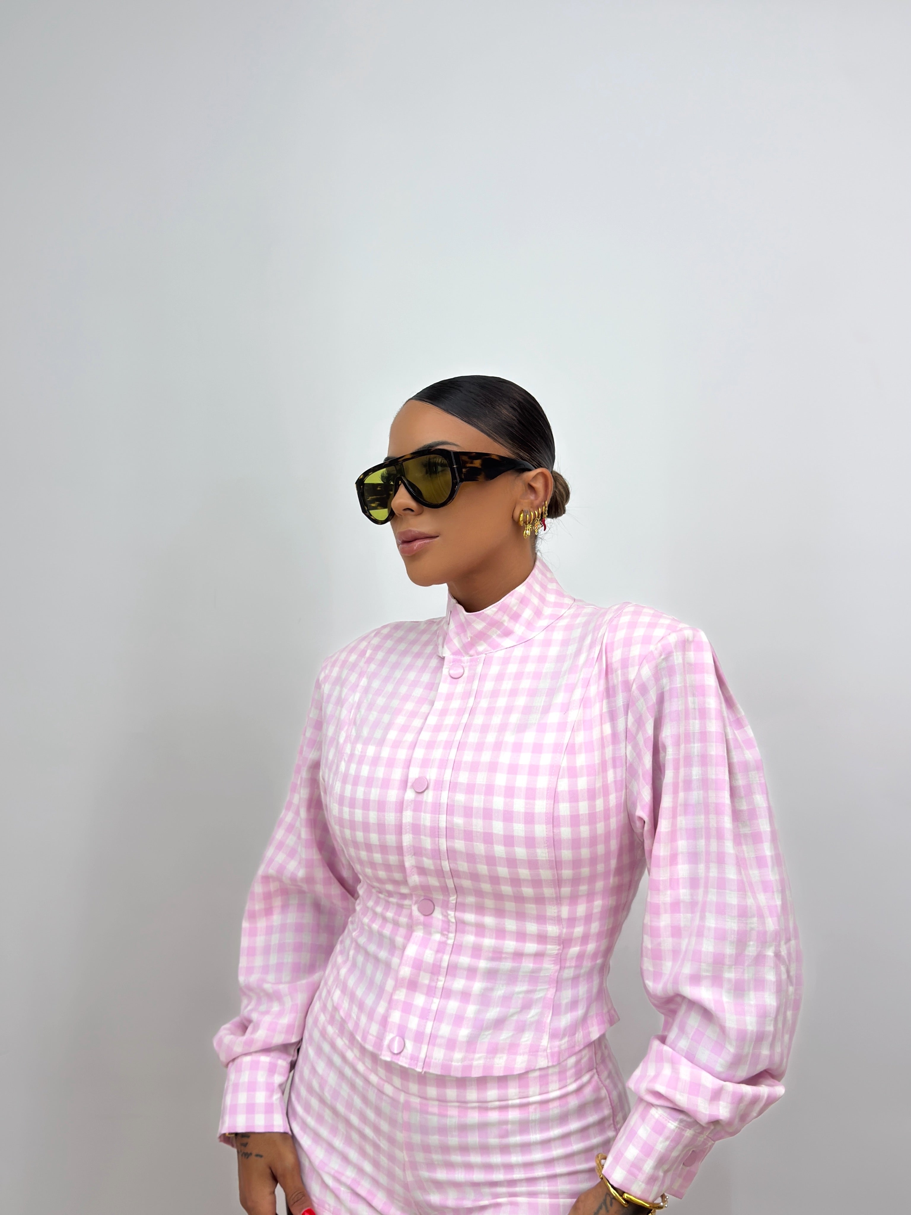 CONJUNTO PREMIUM BABY PINK VICHY