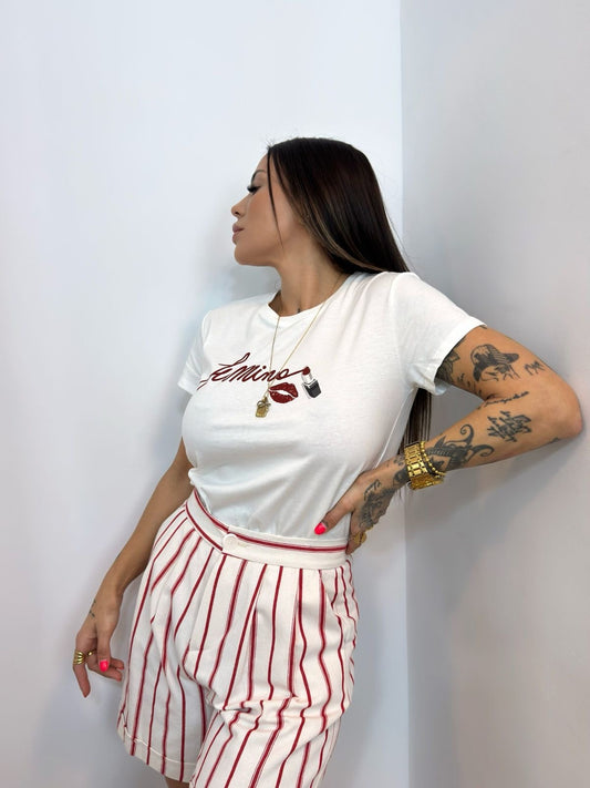 CAMISETA LUMINA LIPSTICK