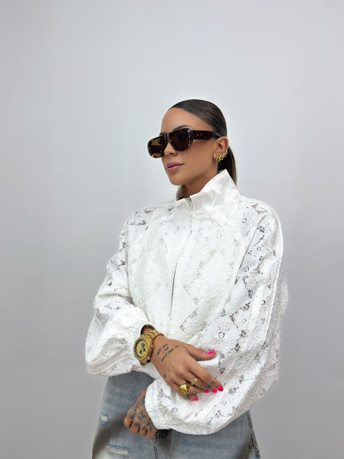 BOMBER LUMINA BLANK