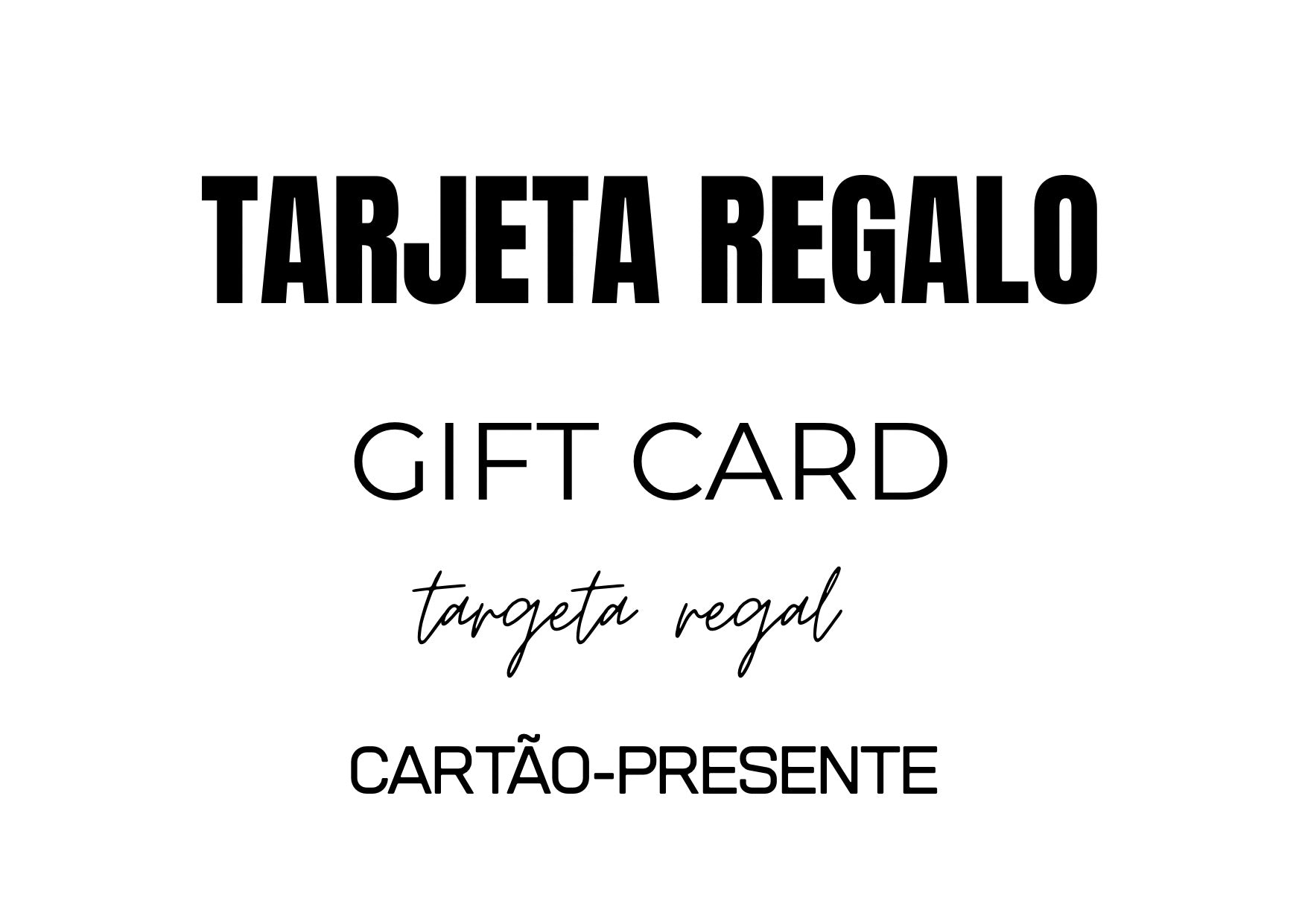 TARJETA REGALO