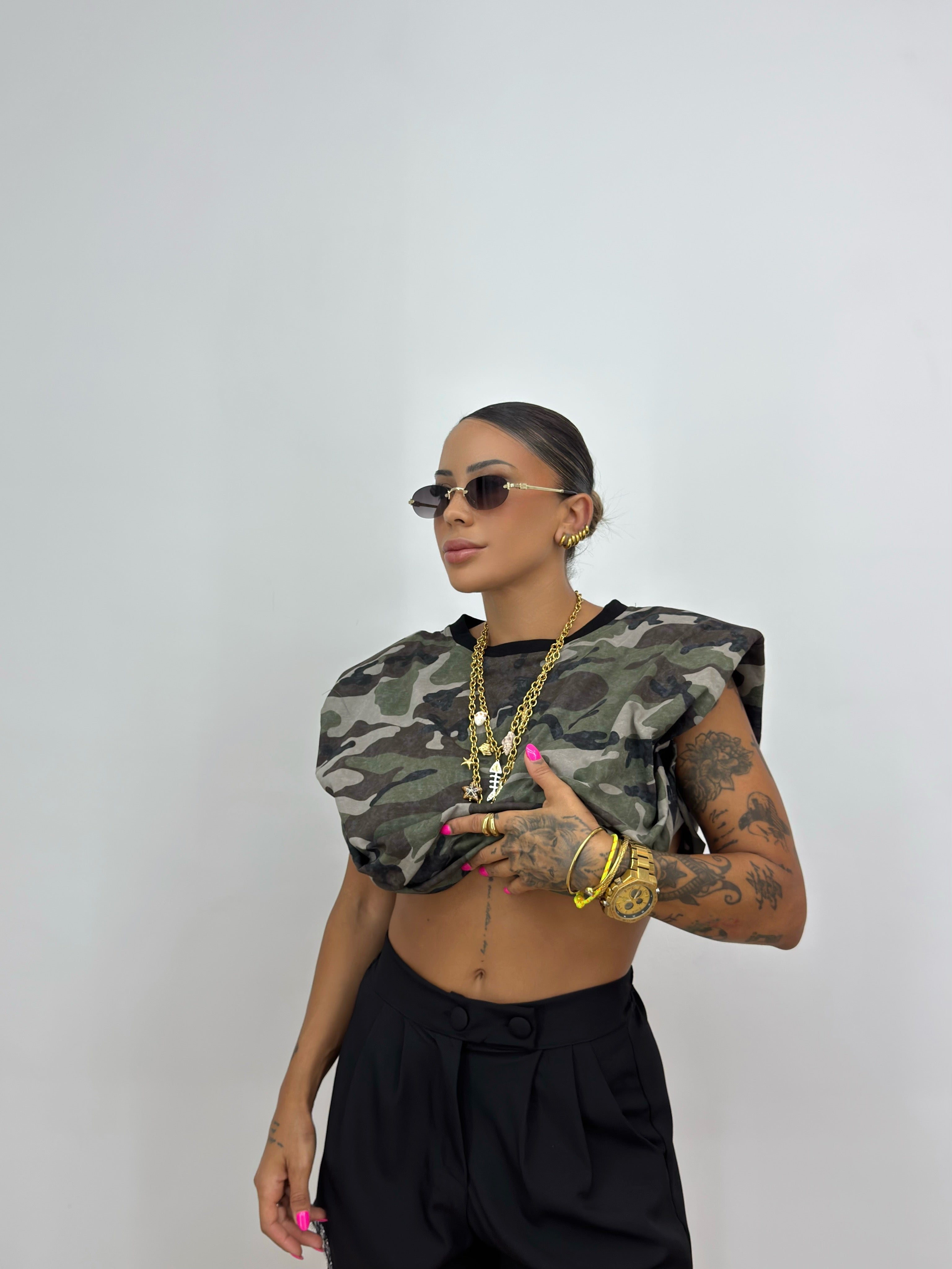 SHORT BLACK BLONDA