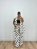 PANTALÓN PREMIUM TRAJE POLKA DOTS