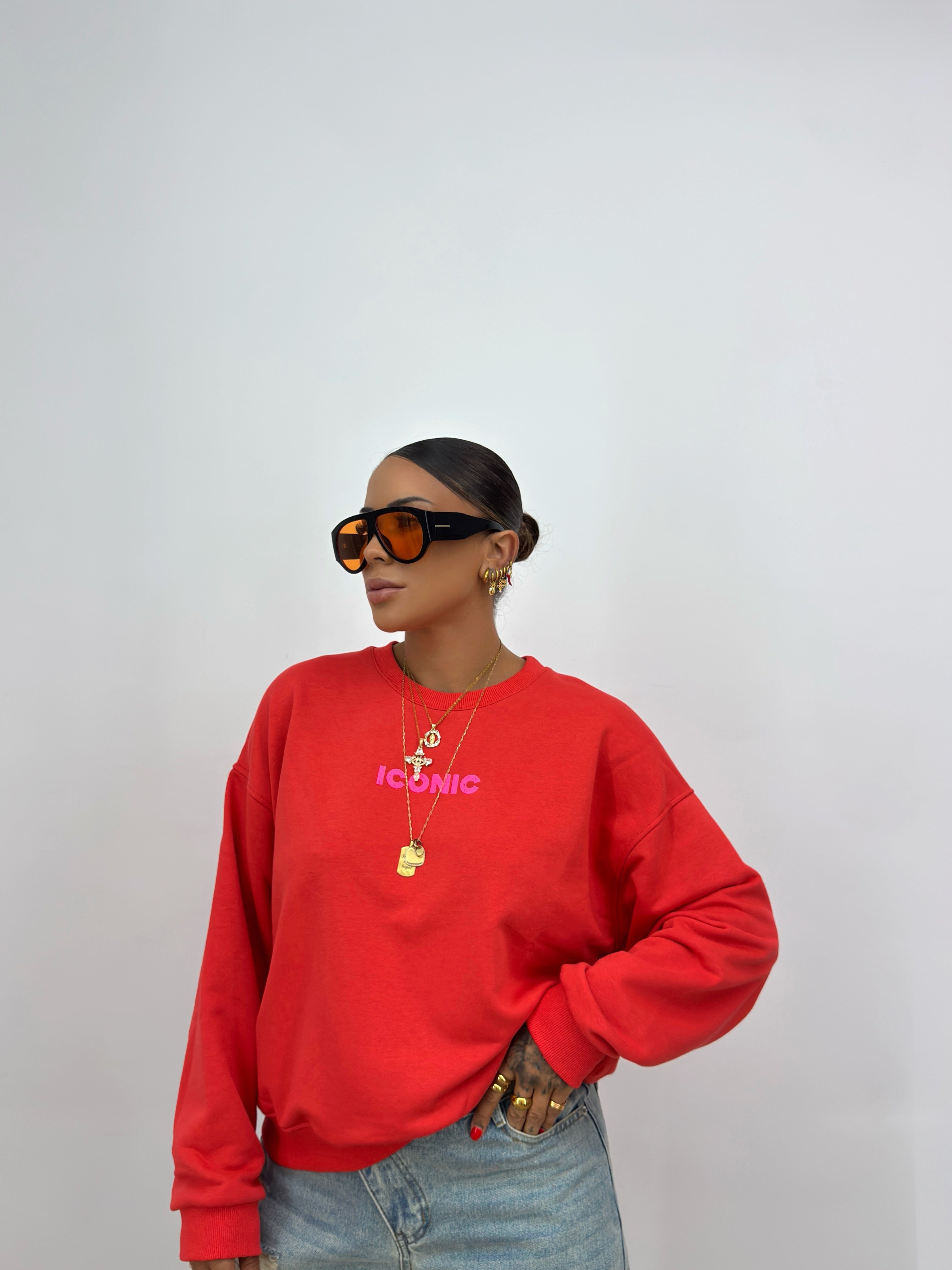 SUDADERA PREMIUM ICONIC RED