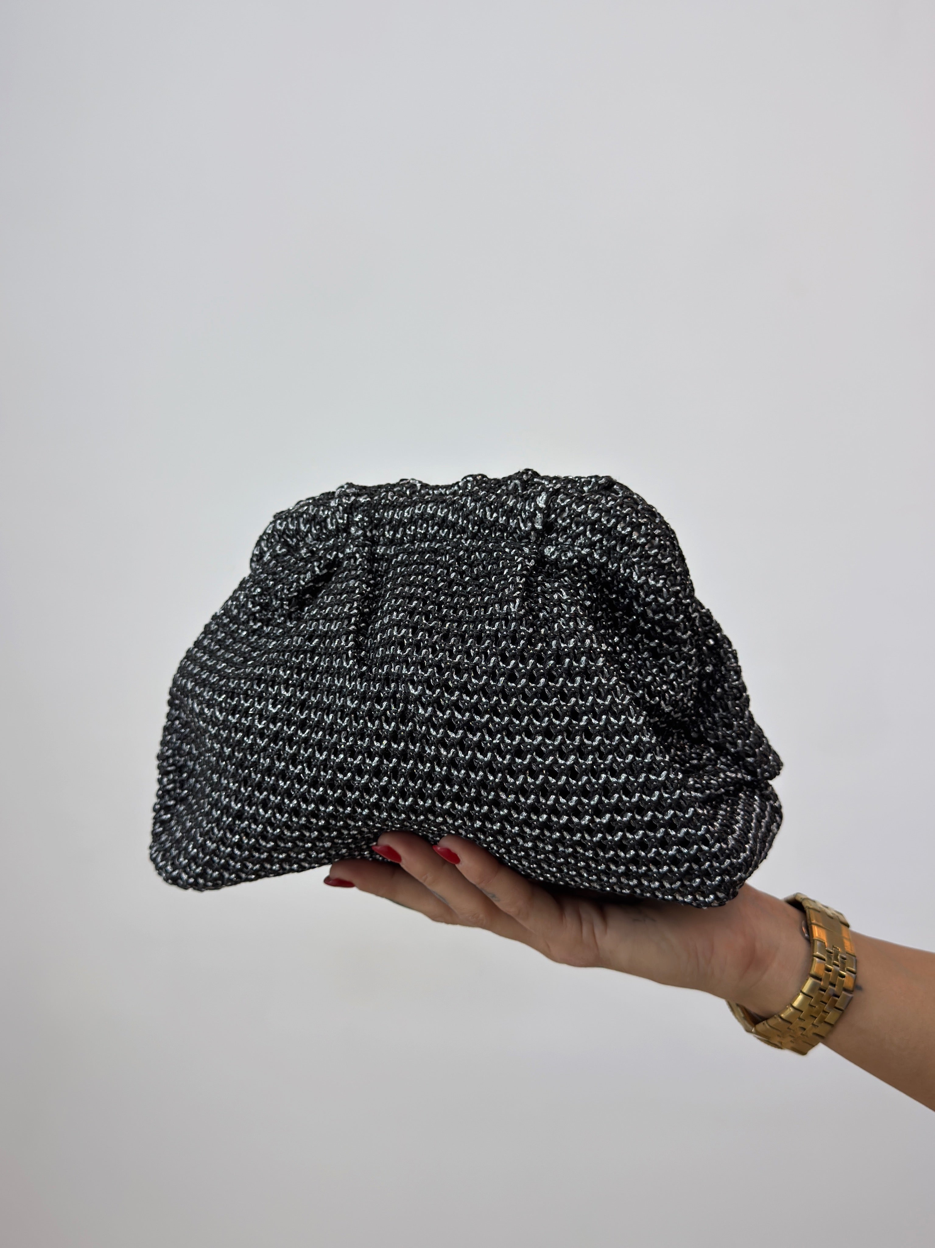 CLUTCH BLACK | SILVER