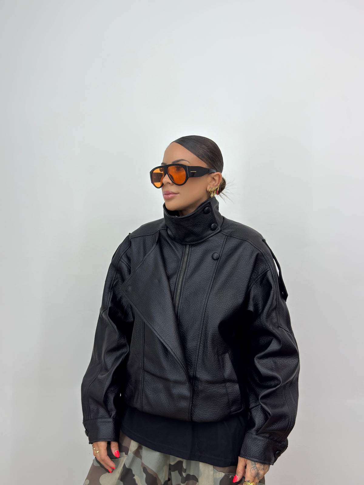 BIKER PREMIUM ECO PIEL JAYDEN BLACK