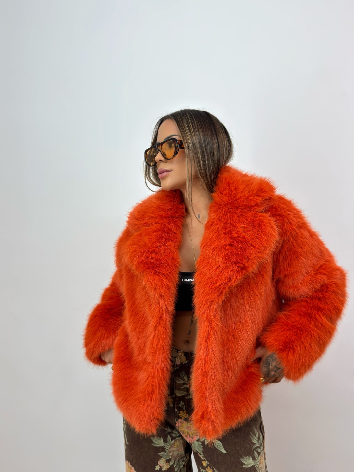 ABRIGO PREMIUM FAUX FUX LILY
