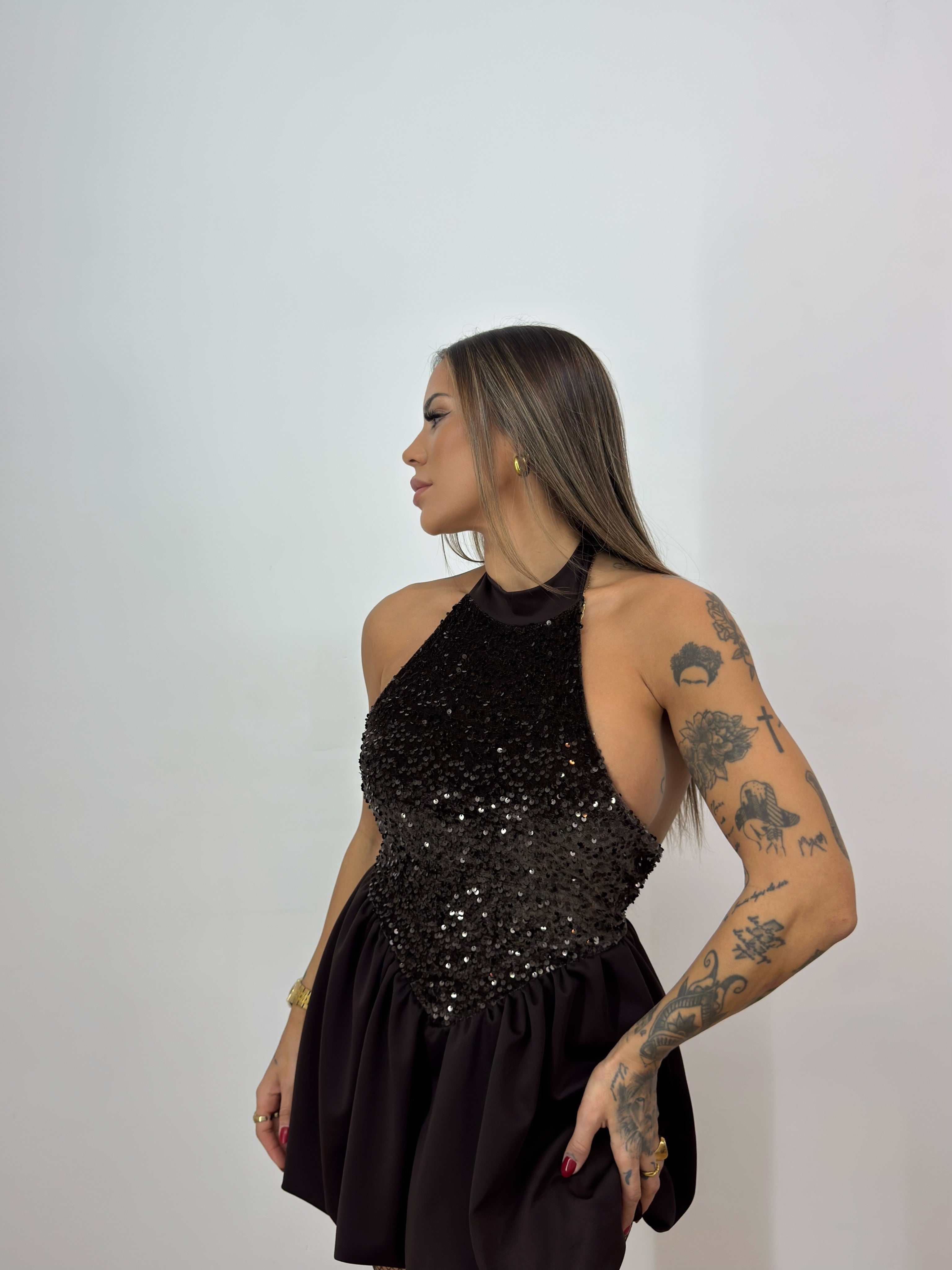 VESTIDO ARLETH CHOCO