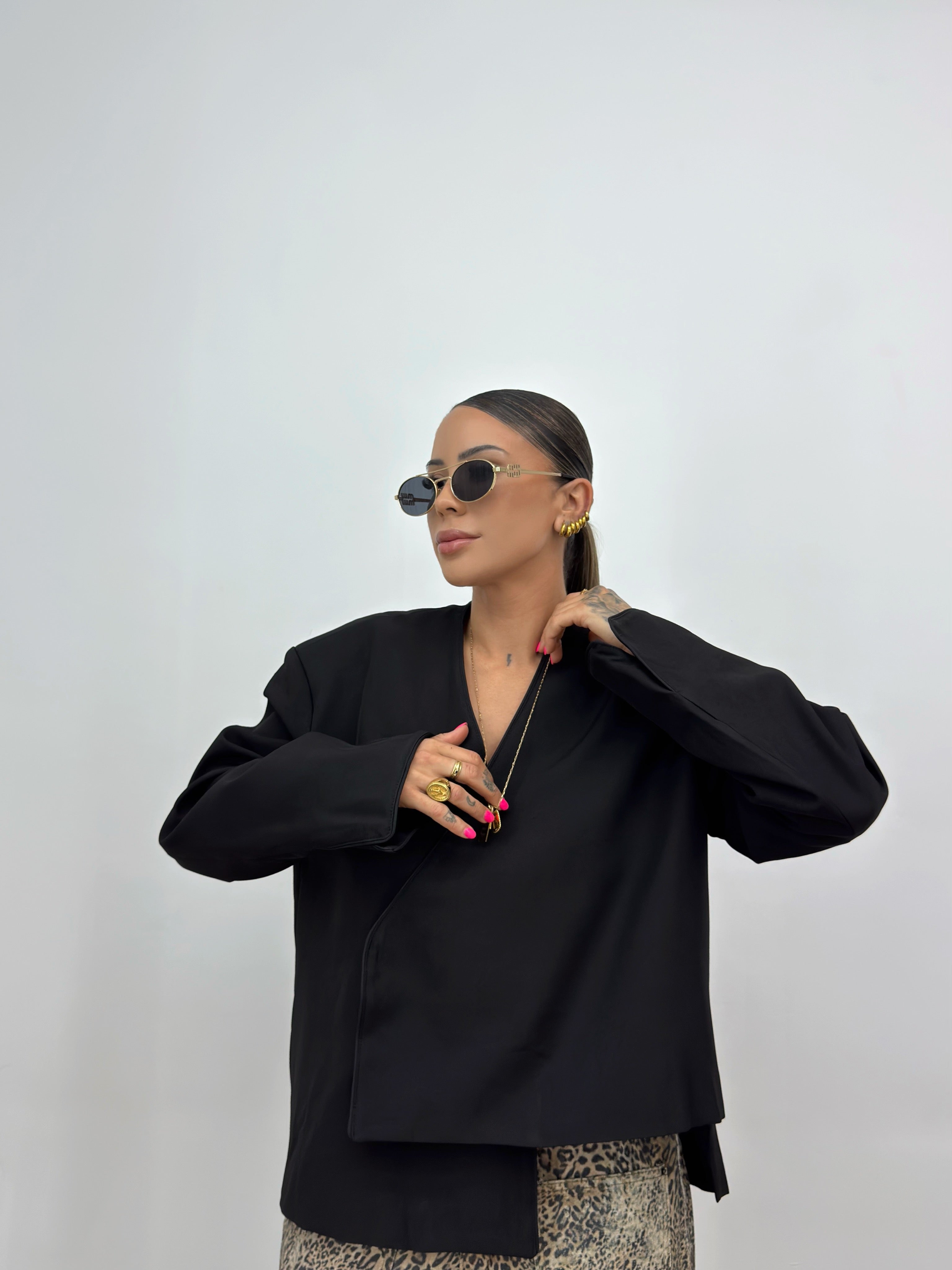BLAZER OVER PREMIUM SIA BLACK