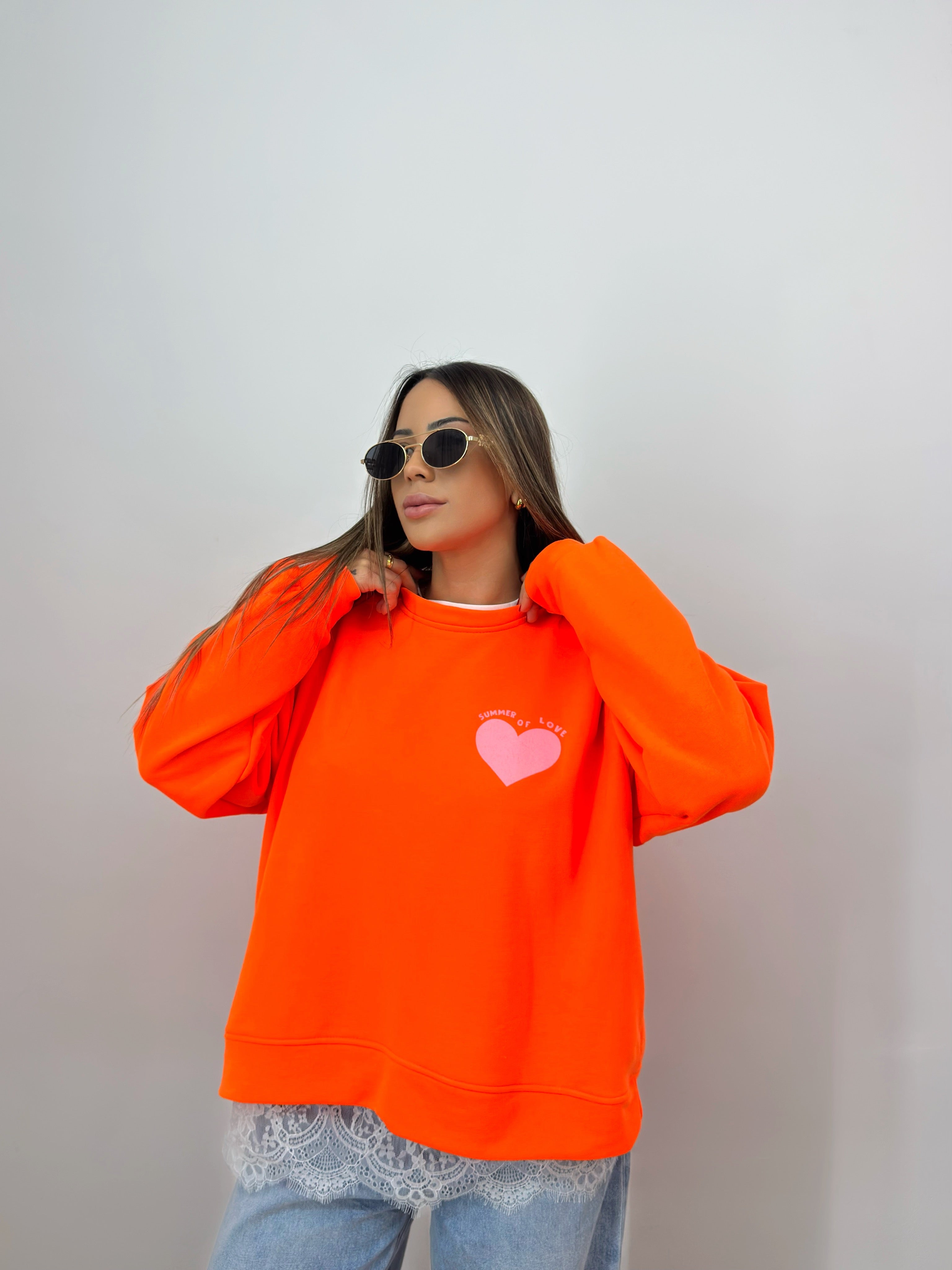 SUDADERA OVER PREMIUM FLÚOR SUMMER